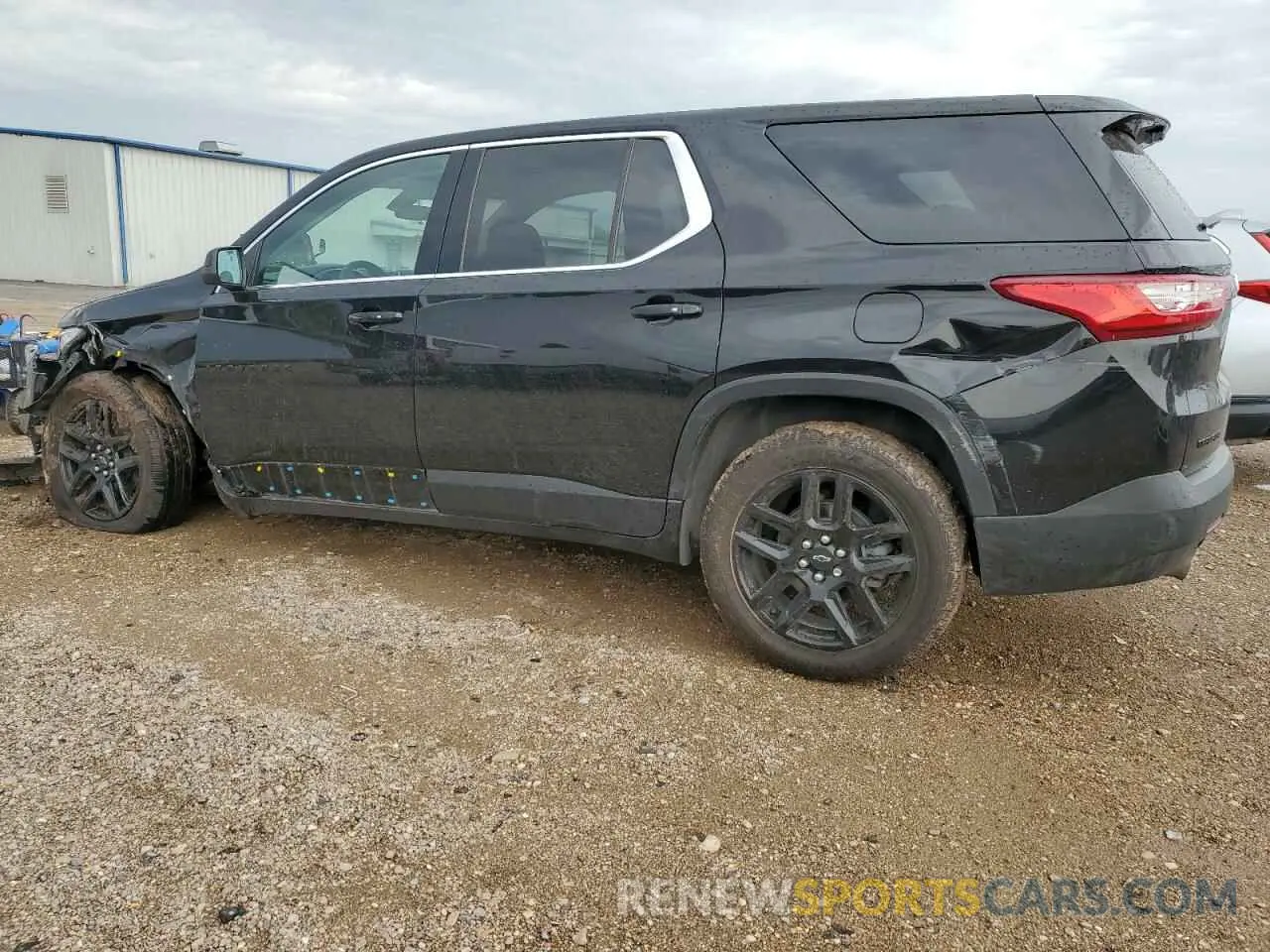 2 Photograph of a damaged car 1GNERFKW0MJ249115 CHEVROLET TRAVERSE 2021