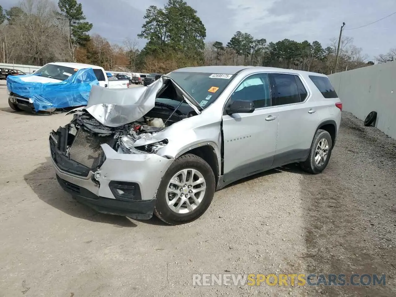 1 Фотография поврежденного автомобиля 1GNERFKW1MJ235790 CHEVROLET TRAVERSE 2021