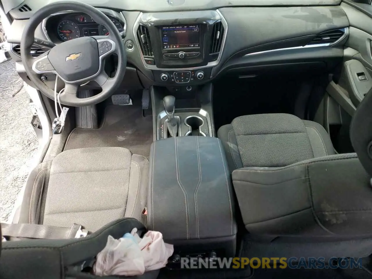 8 Photograph of a damaged car 1GNERFKW4MJ245472 CHEVROLET TRAVERSE 2021
