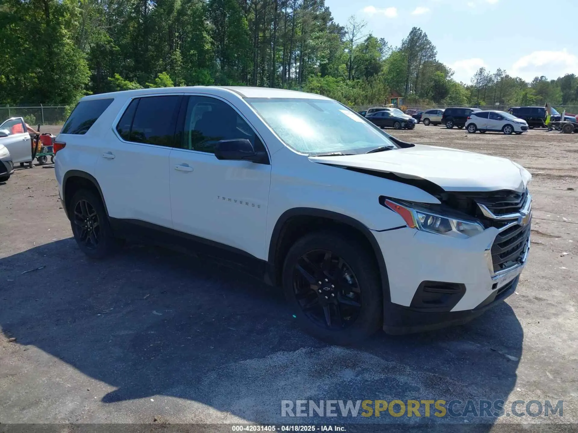 1 Фотография поврежденного автомобиля 1GNERFKW5MJ135241 CHEVROLET TRAVERSE 2021