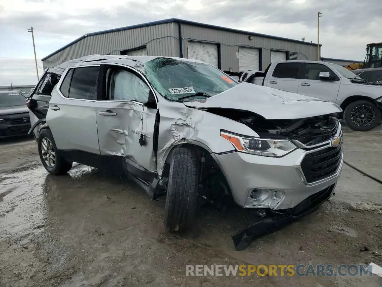 4 Фотография поврежденного автомобиля 1GNERFKW8MJ250965 CHEVROLET TRAVERSE 2021