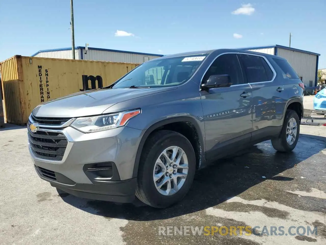 1 Фотография поврежденного автомобиля 1GNERFKWXMJ111923 CHEVROLET TRAVERSE 2021
