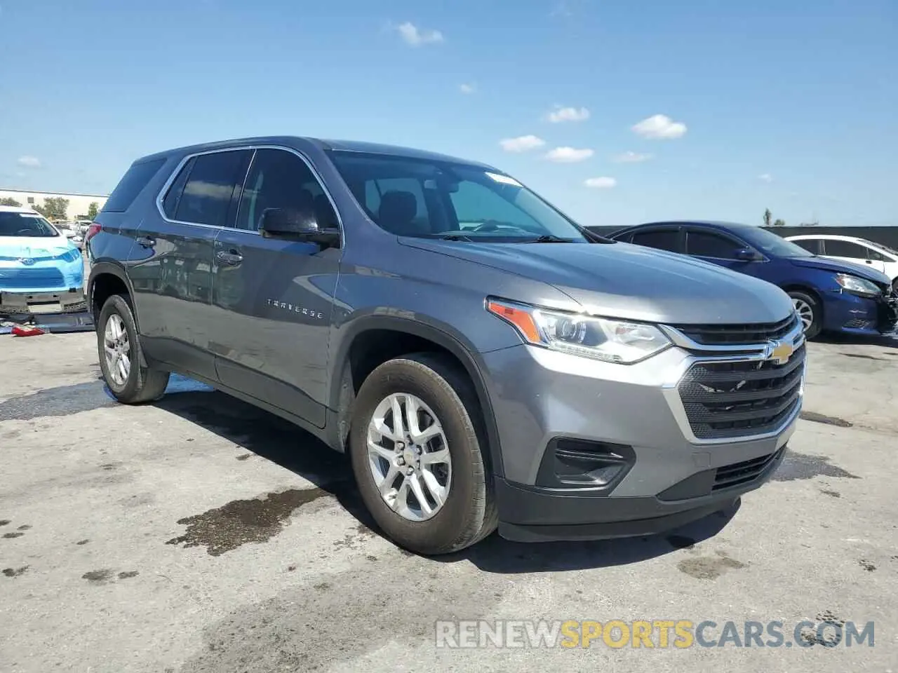 4 Фотография поврежденного автомобиля 1GNERFKWXMJ111923 CHEVROLET TRAVERSE 2021
