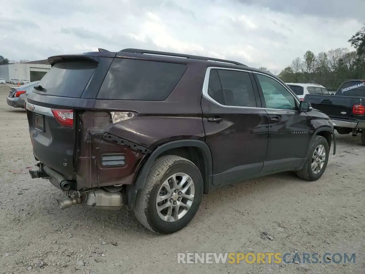 3 Фотография поврежденного автомобиля 1GNERGKW0MJ251355 CHEVROLET TRAVERSE 2021