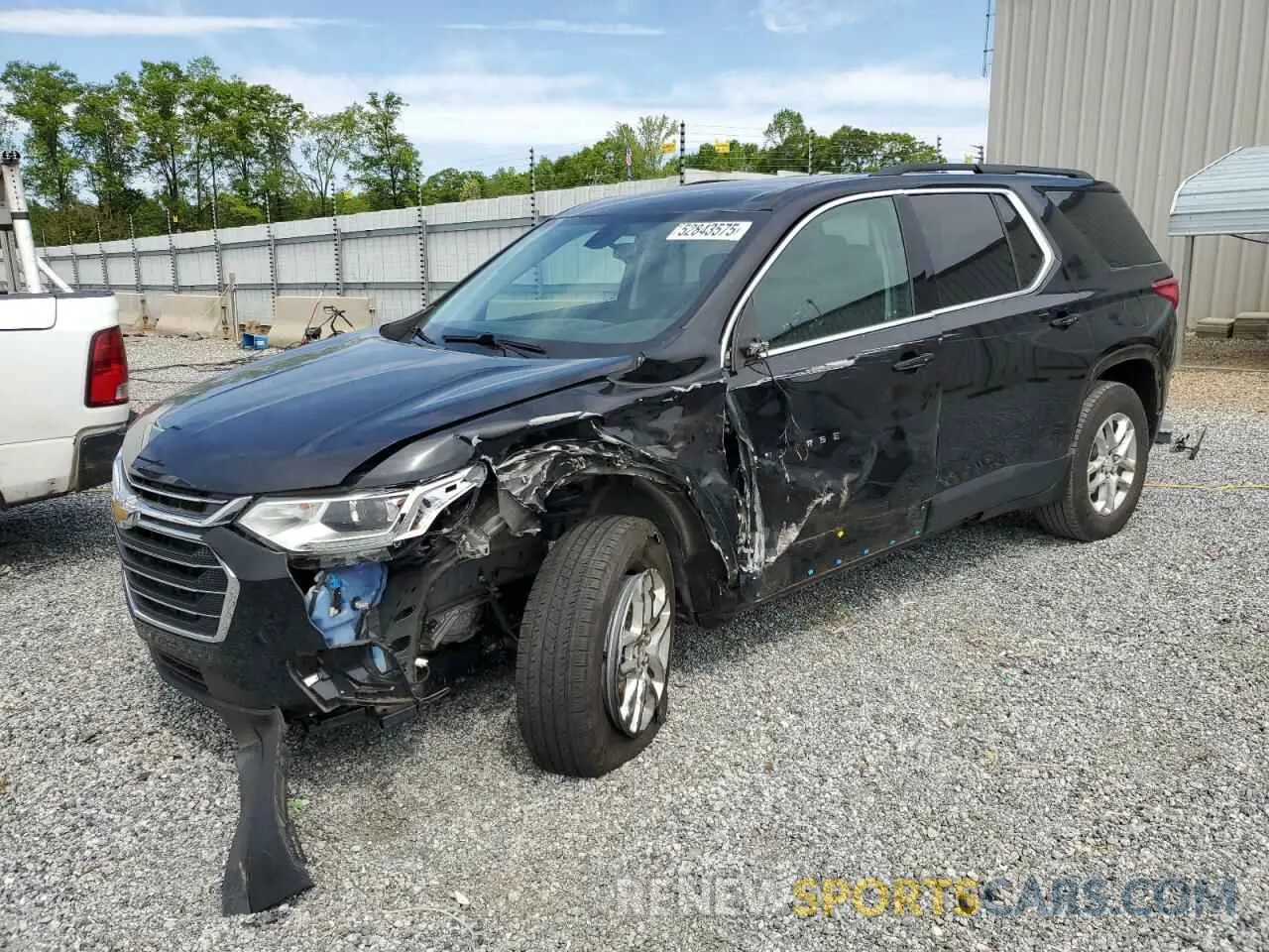1 Фотография поврежденного автомобиля 1GNERGKW1MJ127191 CHEVROLET TRAVERSE 2021