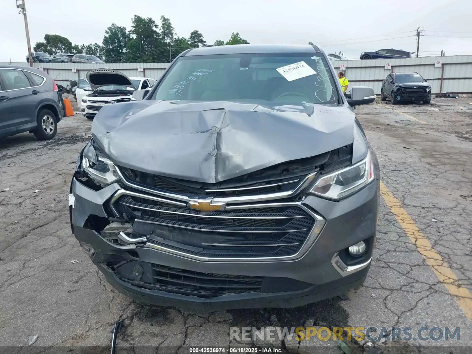 12 Photograph of a damaged car 1GNERGKW1MJ157095 CHEVROLET TRAVERSE 2021