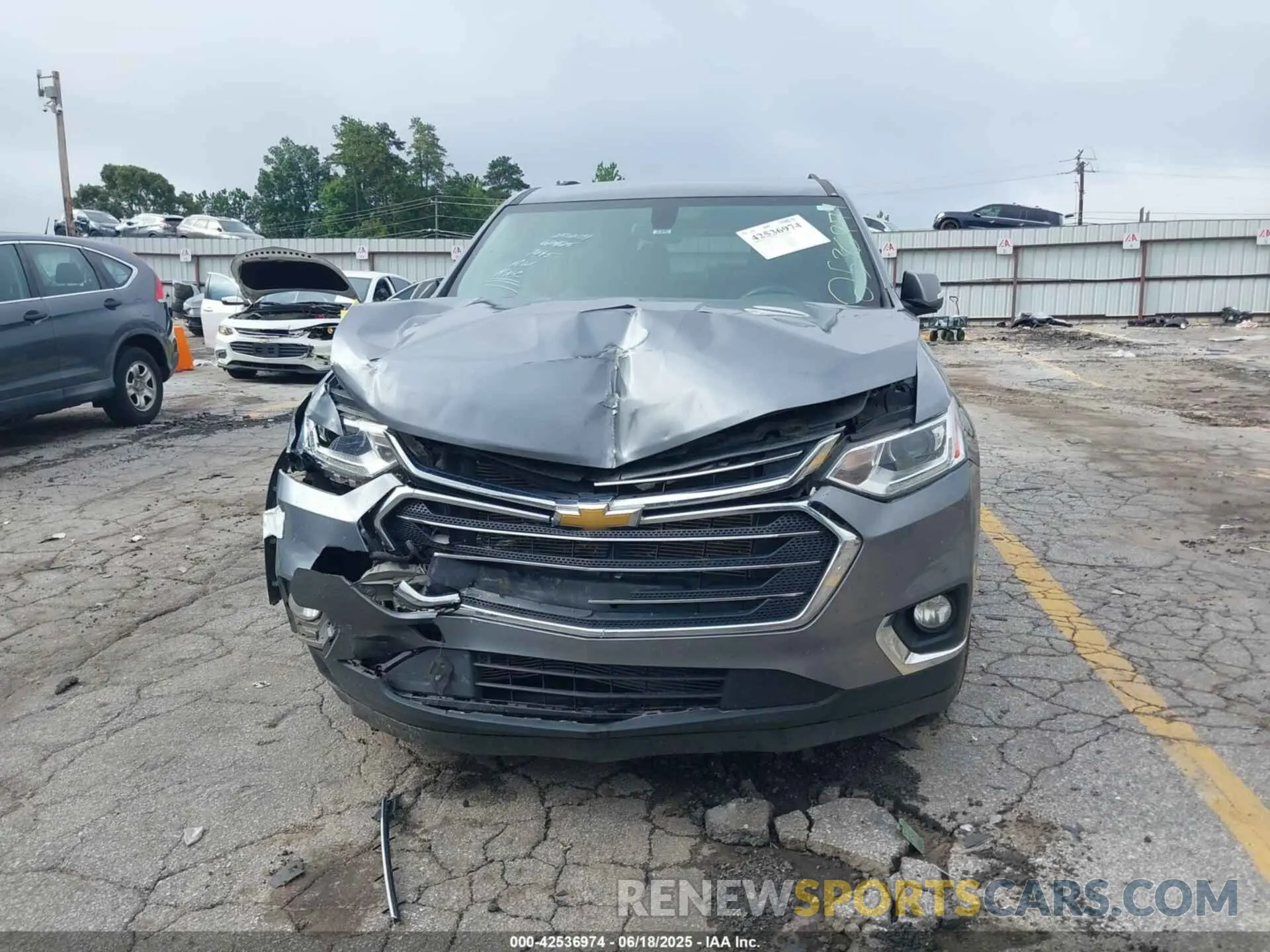 6 Photograph of a damaged car 1GNERGKW1MJ157095 CHEVROLET TRAVERSE 2021