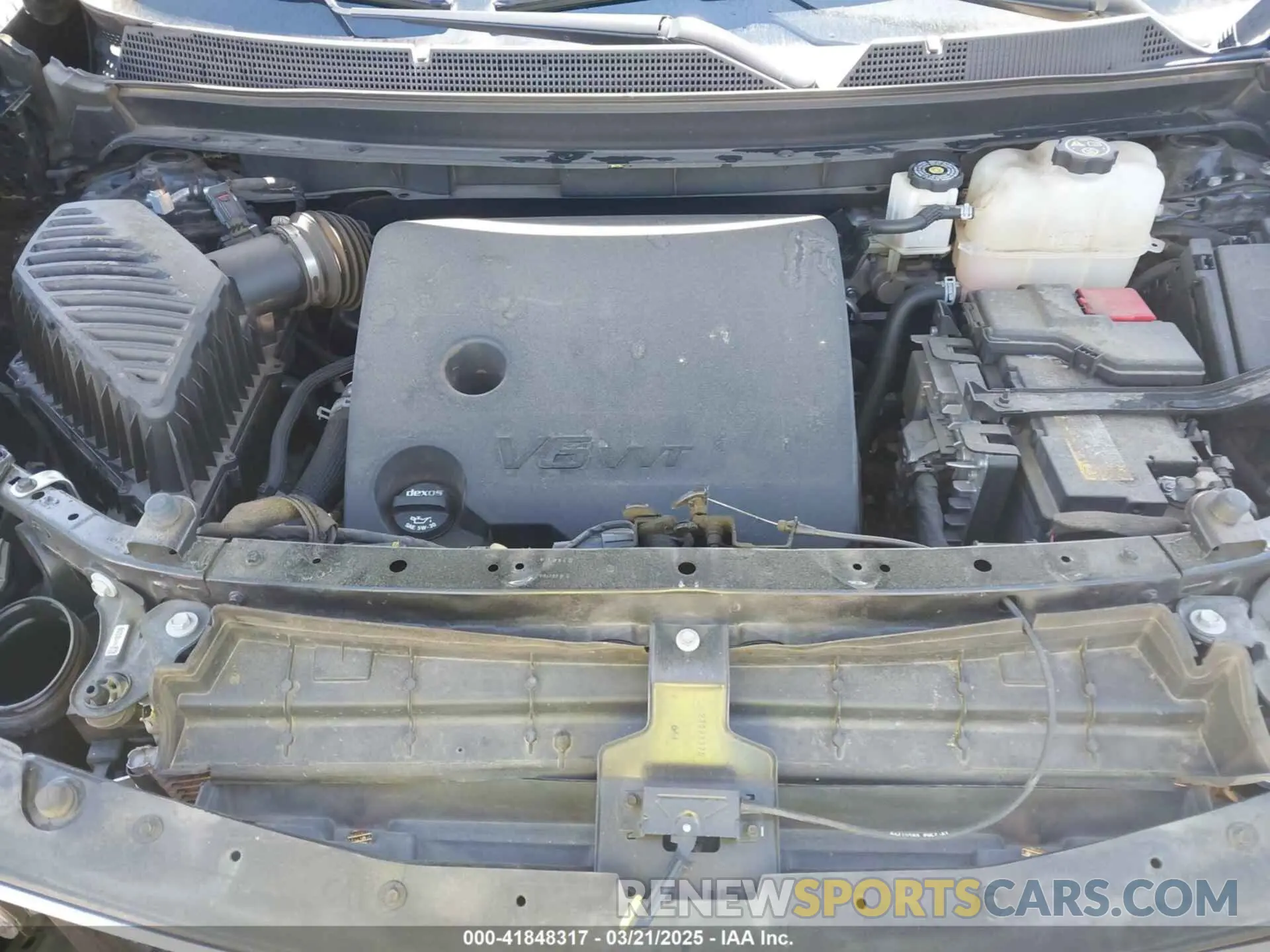 10 Photograph of a damaged car 1GNERGKW2MJ185049 CHEVROLET TRAVERSE 2021