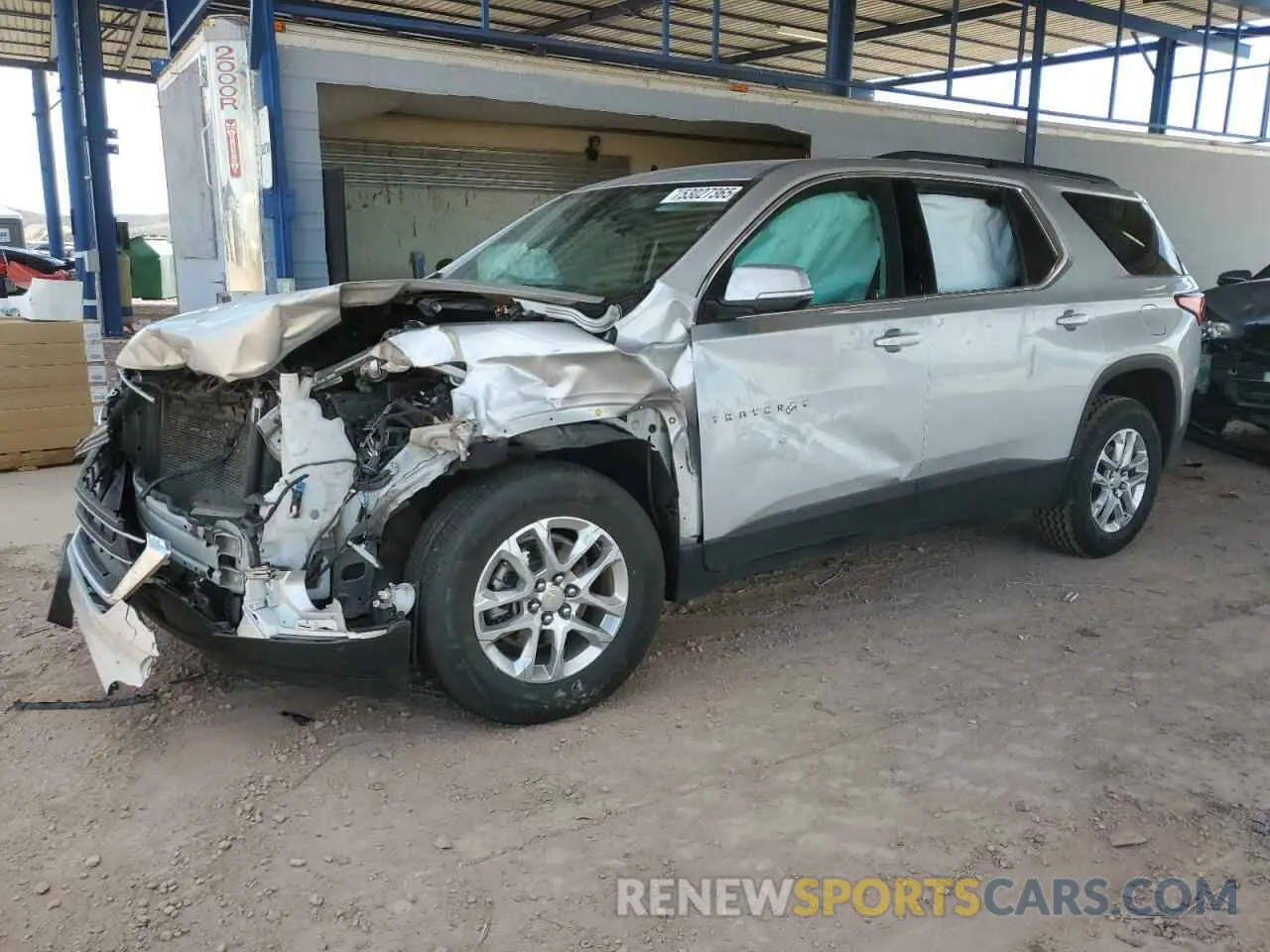 1 Фотография поврежденного автомобиля 1GNERGKW2MJ209365 CHEVROLET TRAVERSE 2021