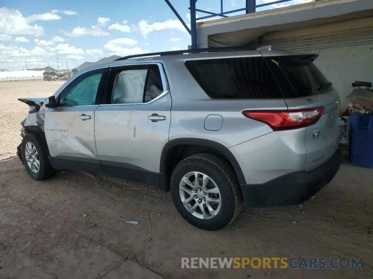 2 Фотография поврежденного автомобиля 1GNERGKW2MJ209365 CHEVROLET TRAVERSE 2021