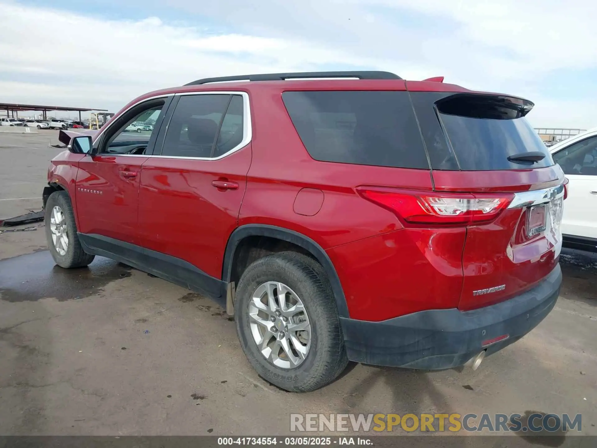 3 Фотография поврежденного автомобиля 1GNERGKW3MJ175324 CHEVROLET TRAVERSE 2021