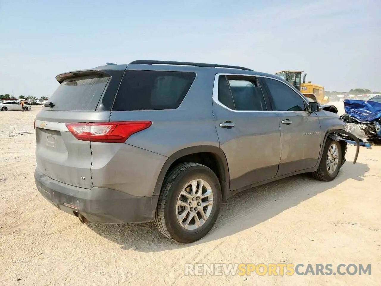 3 Photograph of a damaged car 1GNERGKW4MJ132546 CHEVROLET TRAVERSE 2021