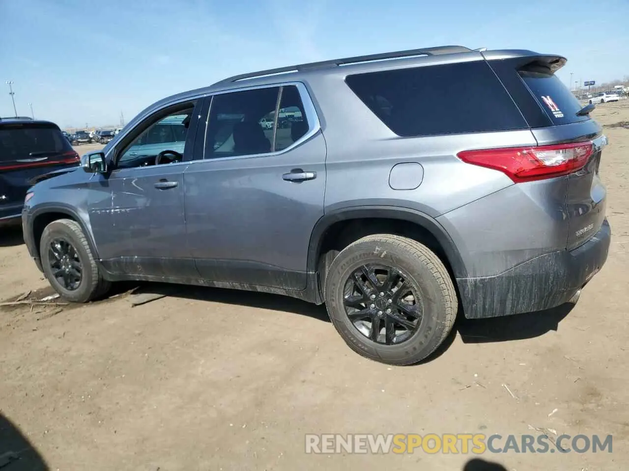 2 Photograph of a damaged car 1GNERGKW4MJ144406 CHEVROLET TRAVERSE 2021