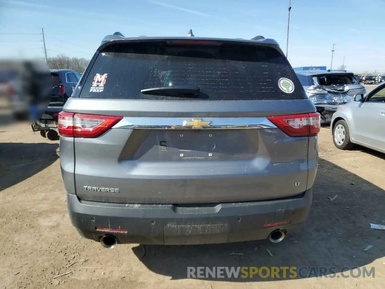 6 Photograph of a damaged car 1GNERGKW4MJ144406 CHEVROLET TRAVERSE 2021