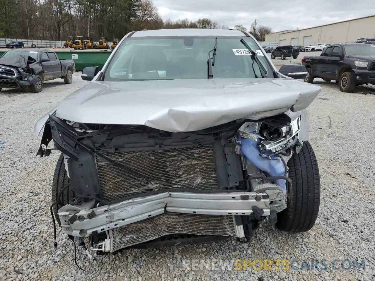 5 Photograph of a damaged car 1GNERGKW5MJ113066 CHEVROLET TRAVERSE 2021