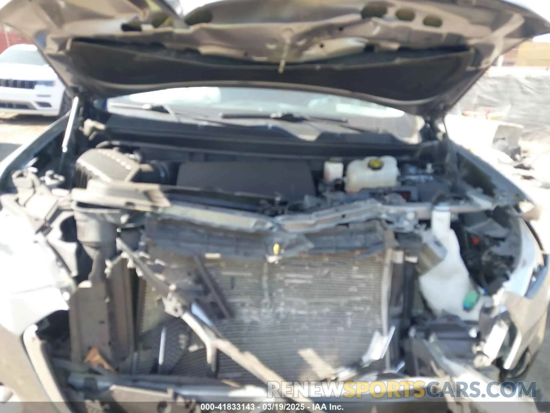 10 Photograph of a damaged car 1GNERGKW5MJ183750 CHEVROLET TRAVERSE 2021