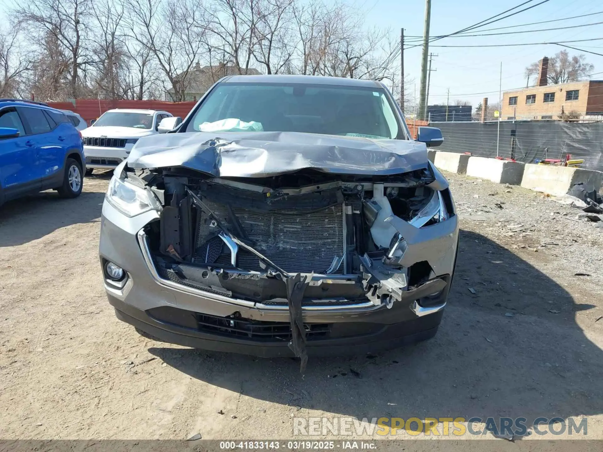 12 Photograph of a damaged car 1GNERGKW5MJ183750 CHEVROLET TRAVERSE 2021