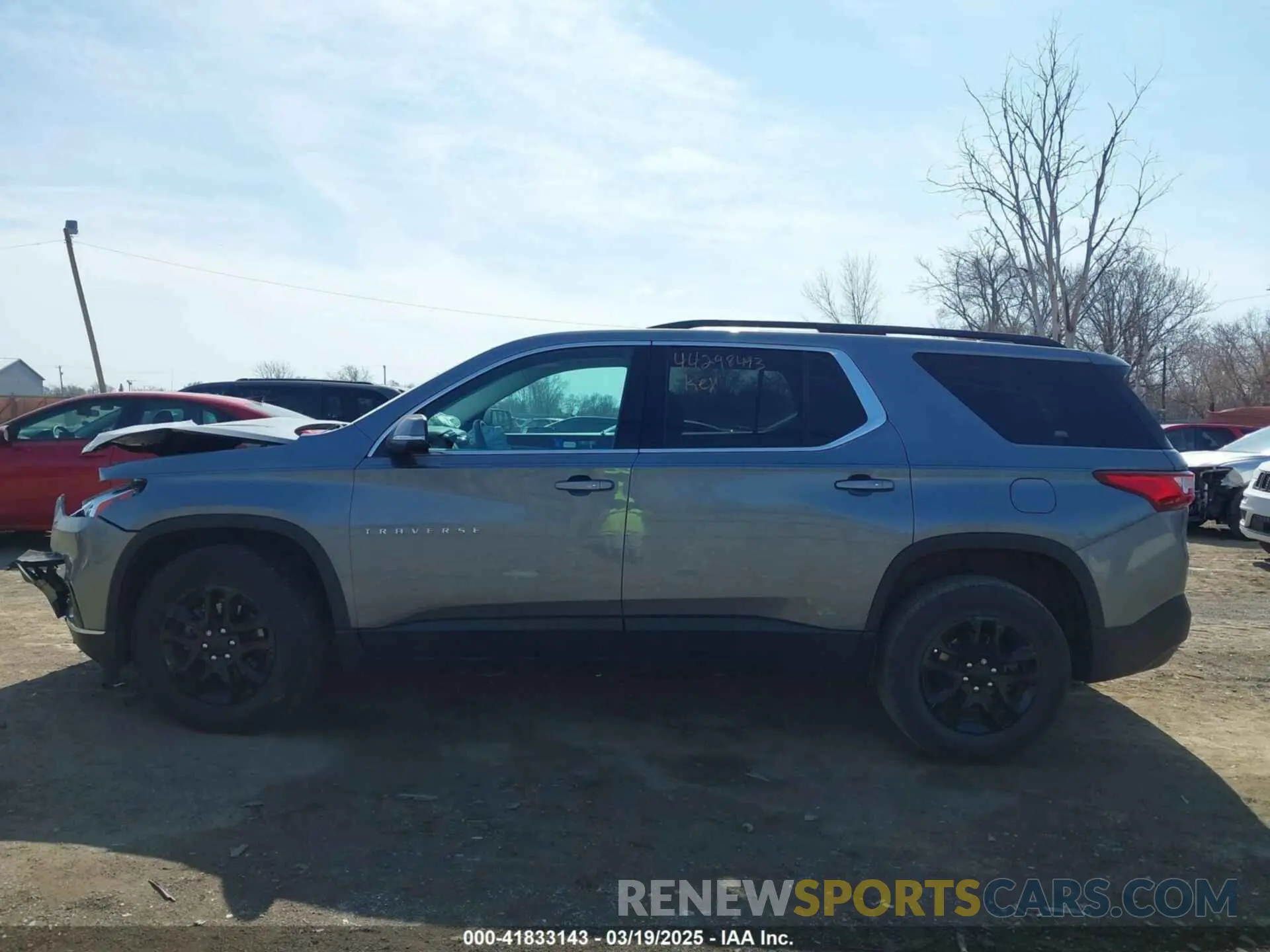 14 Photograph of a damaged car 1GNERGKW5MJ183750 CHEVROLET TRAVERSE 2021