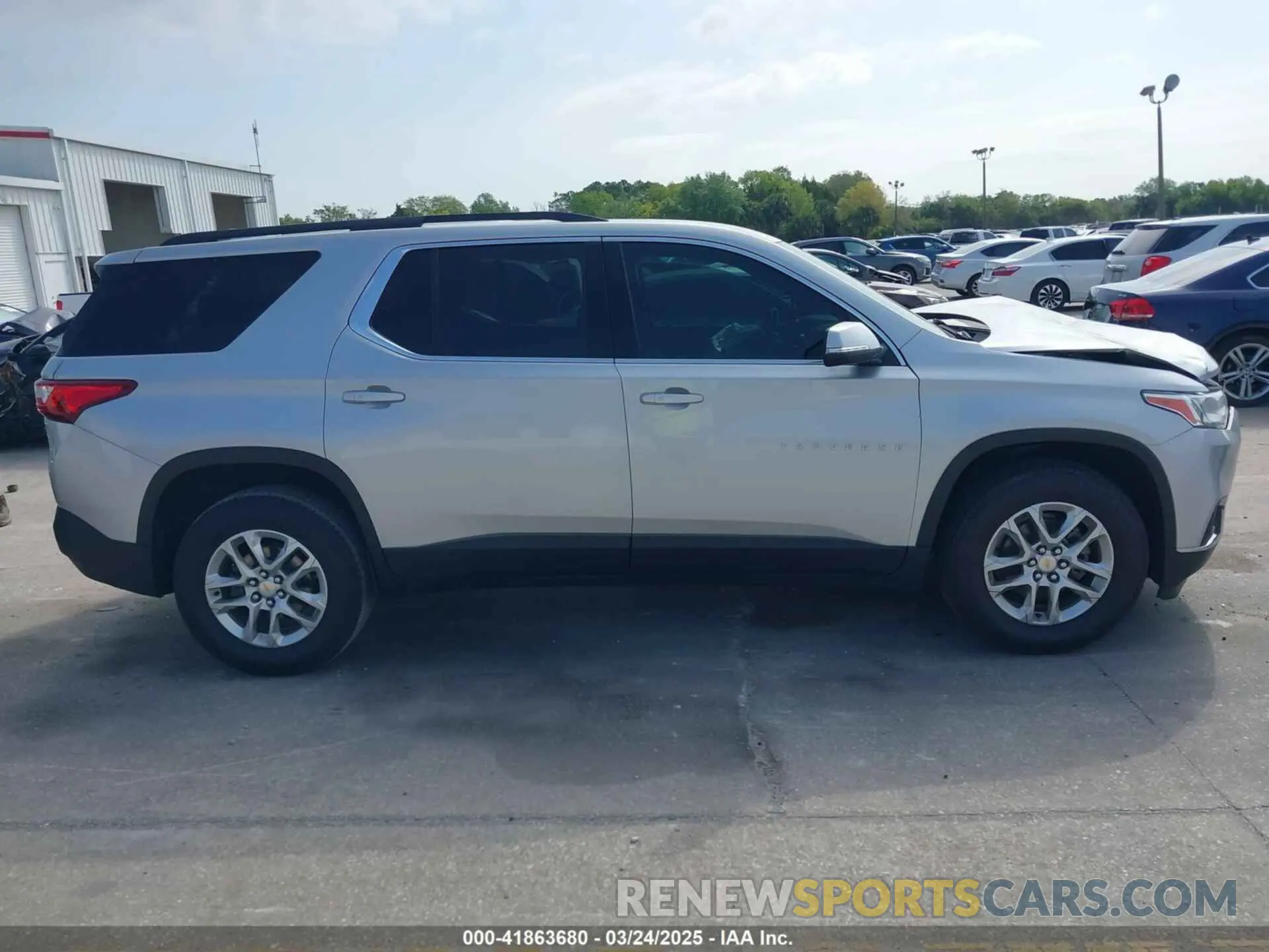 13 Photograph of a damaged car 1GNERGKW5MJ254932 CHEVROLET TRAVERSE 2021