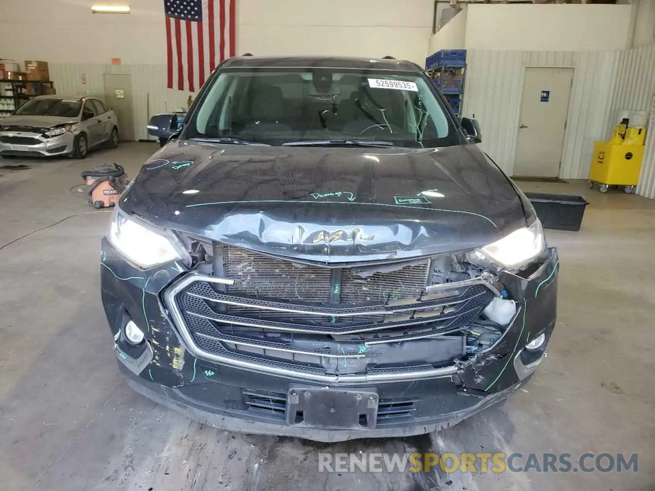 5 Photograph of a damaged car 1GNERGKW6MJ156959 CHEVROLET TRAVERSE 2021