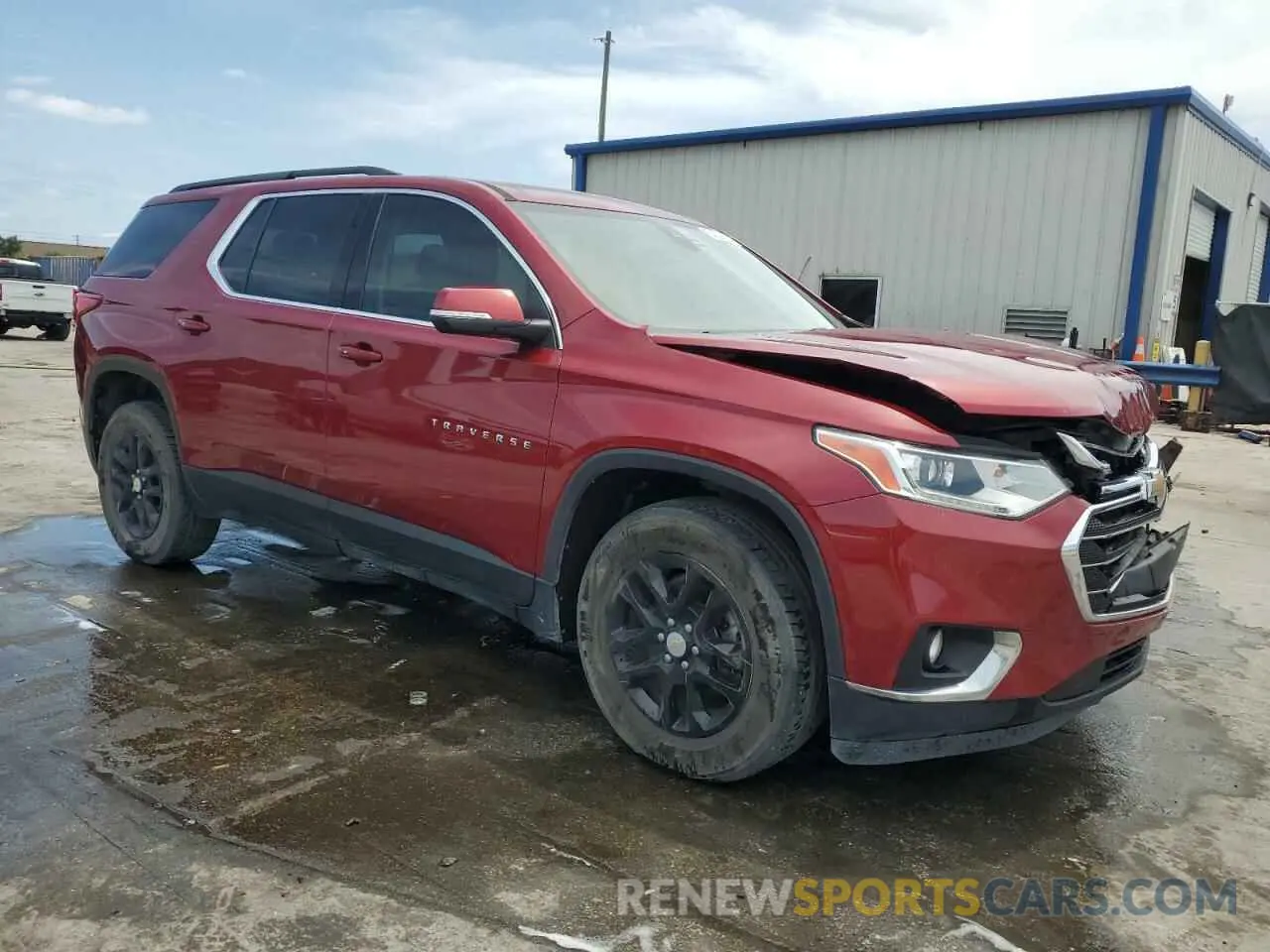 4 Фотография поврежденного автомобиля 1GNERGKW8MJ134851 CHEVROLET TRAVERSE 2021