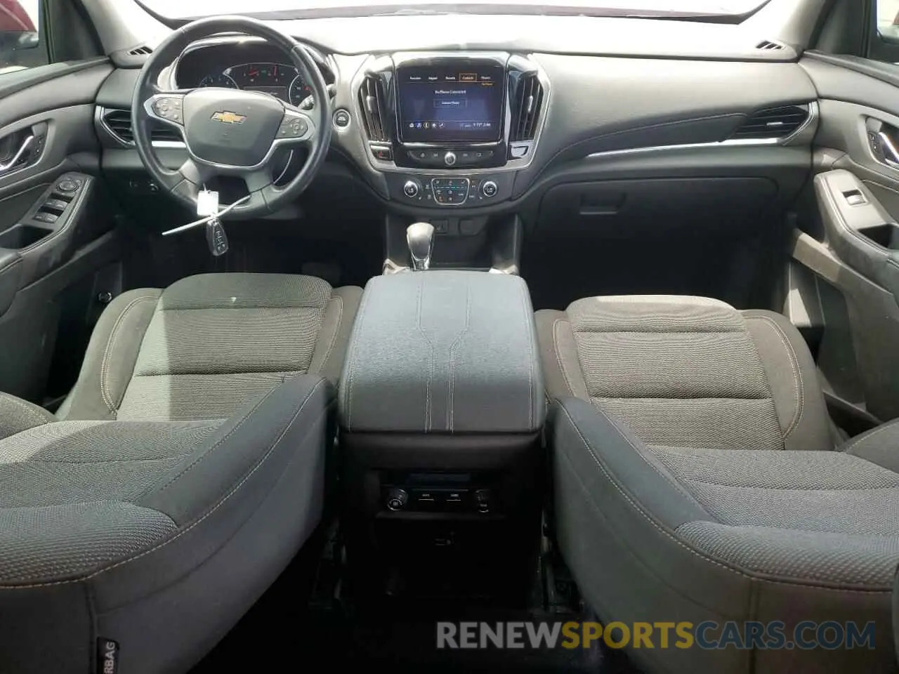 8 Фотография поврежденного автомобиля 1GNERGKW8MJ134851 CHEVROLET TRAVERSE 2021