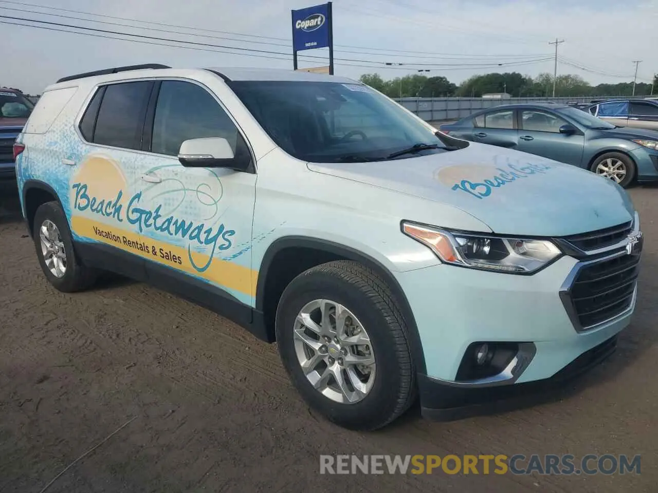4 Photograph of a damaged car 1GNERGKW8MJ269344 CHEVROLET TRAVERSE 2021