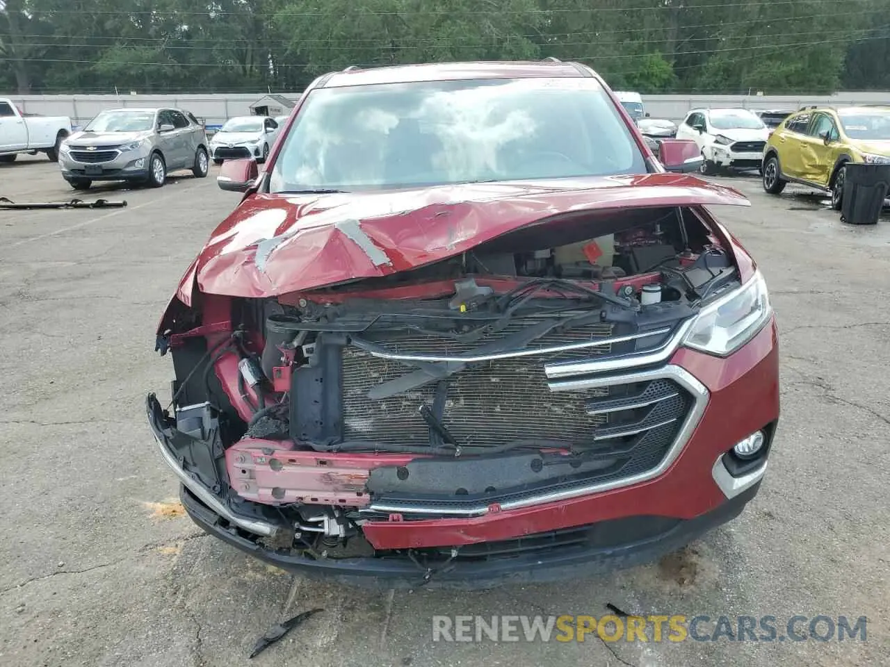 5 Photograph of a damaged car 1GNERGKW9MJ165803 CHEVROLET TRAVERSE 2021