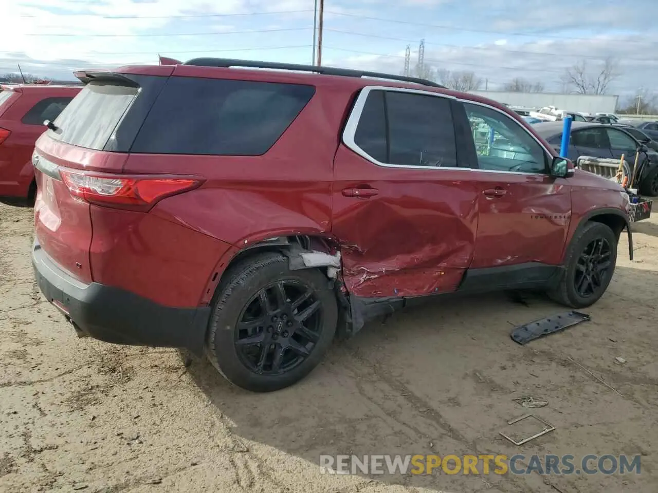 3 Photograph of a damaged car 1GNERGKW9MJ238085 CHEVROLET TRAVERSE 2021