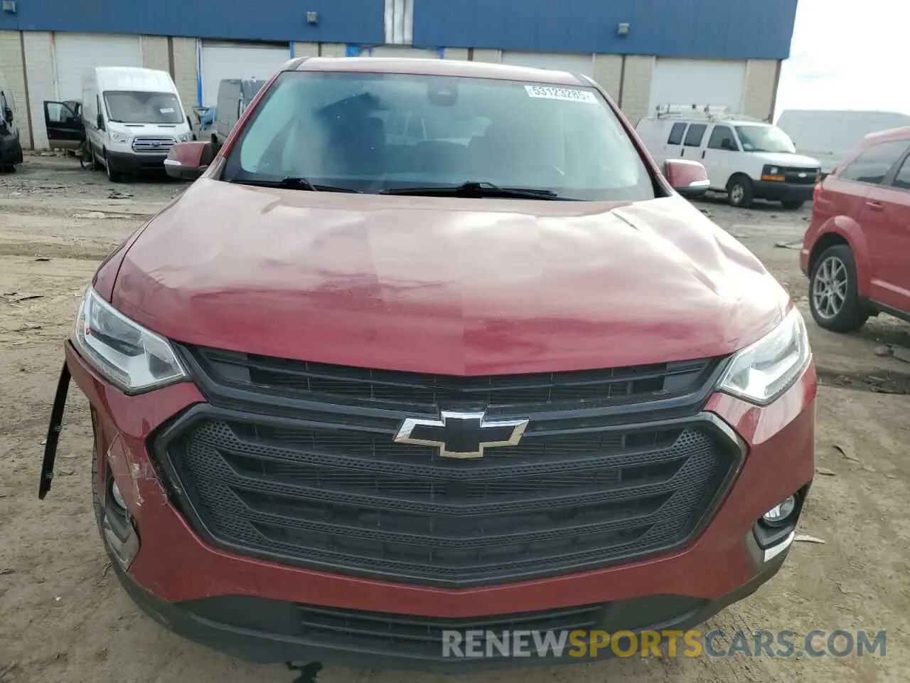5 Photograph of a damaged car 1GNERGKW9MJ238085 CHEVROLET TRAVERSE 2021