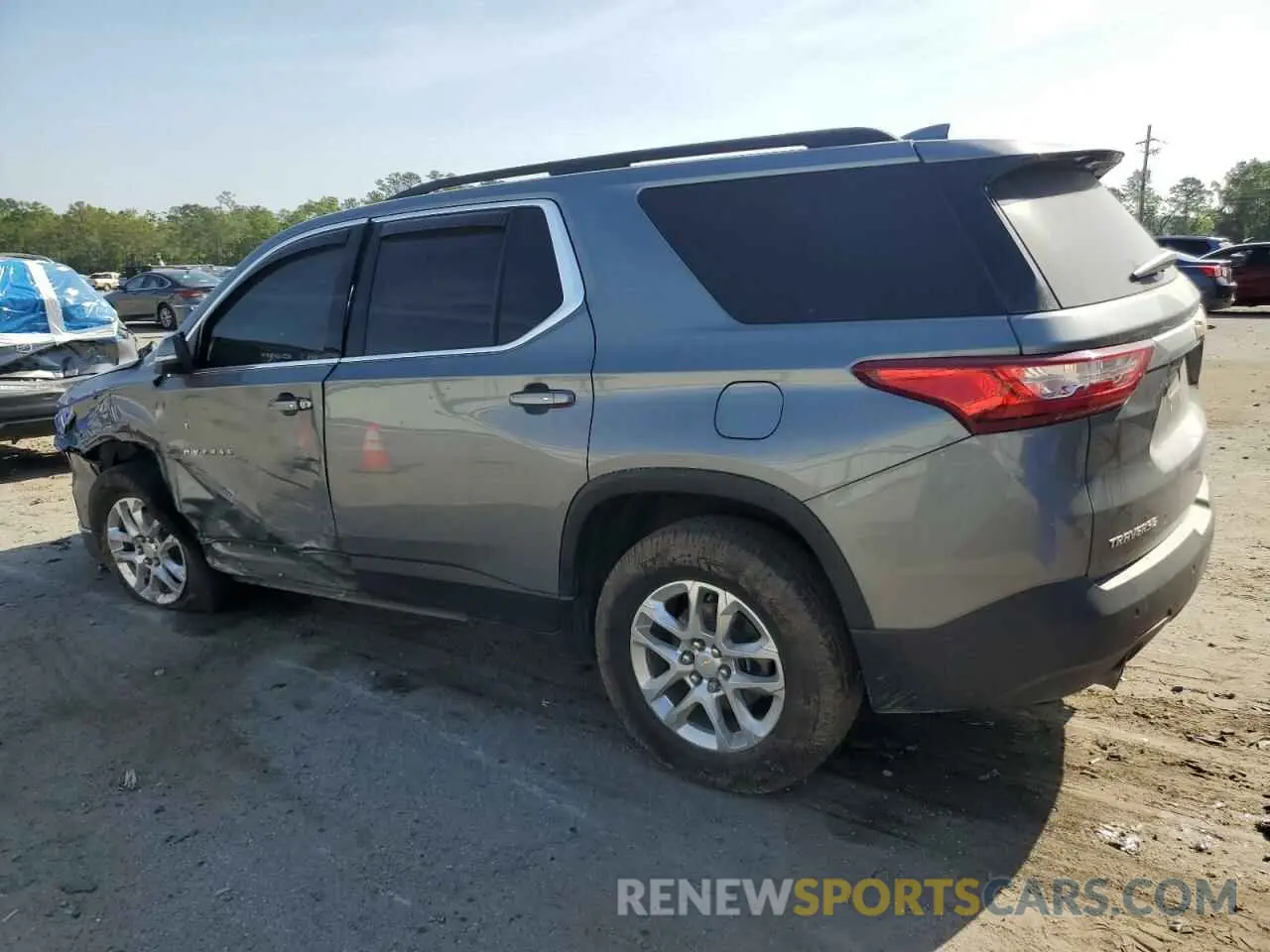 2 Фотография поврежденного автомобиля 1GNERGKW9MJ241794 CHEVROLET TRAVERSE 2021