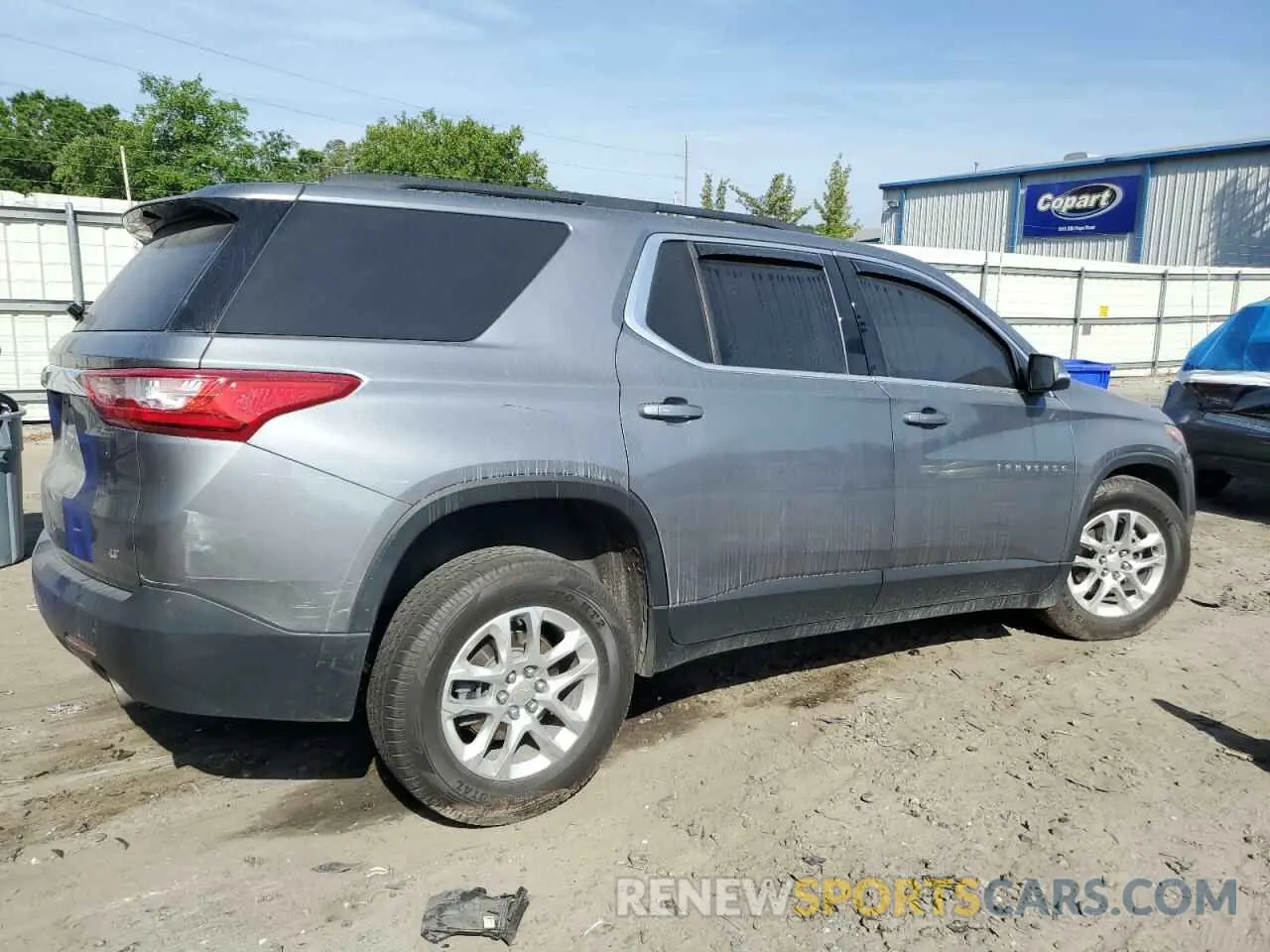 3 Фотография поврежденного автомобиля 1GNERGKW9MJ241794 CHEVROLET TRAVERSE 2021