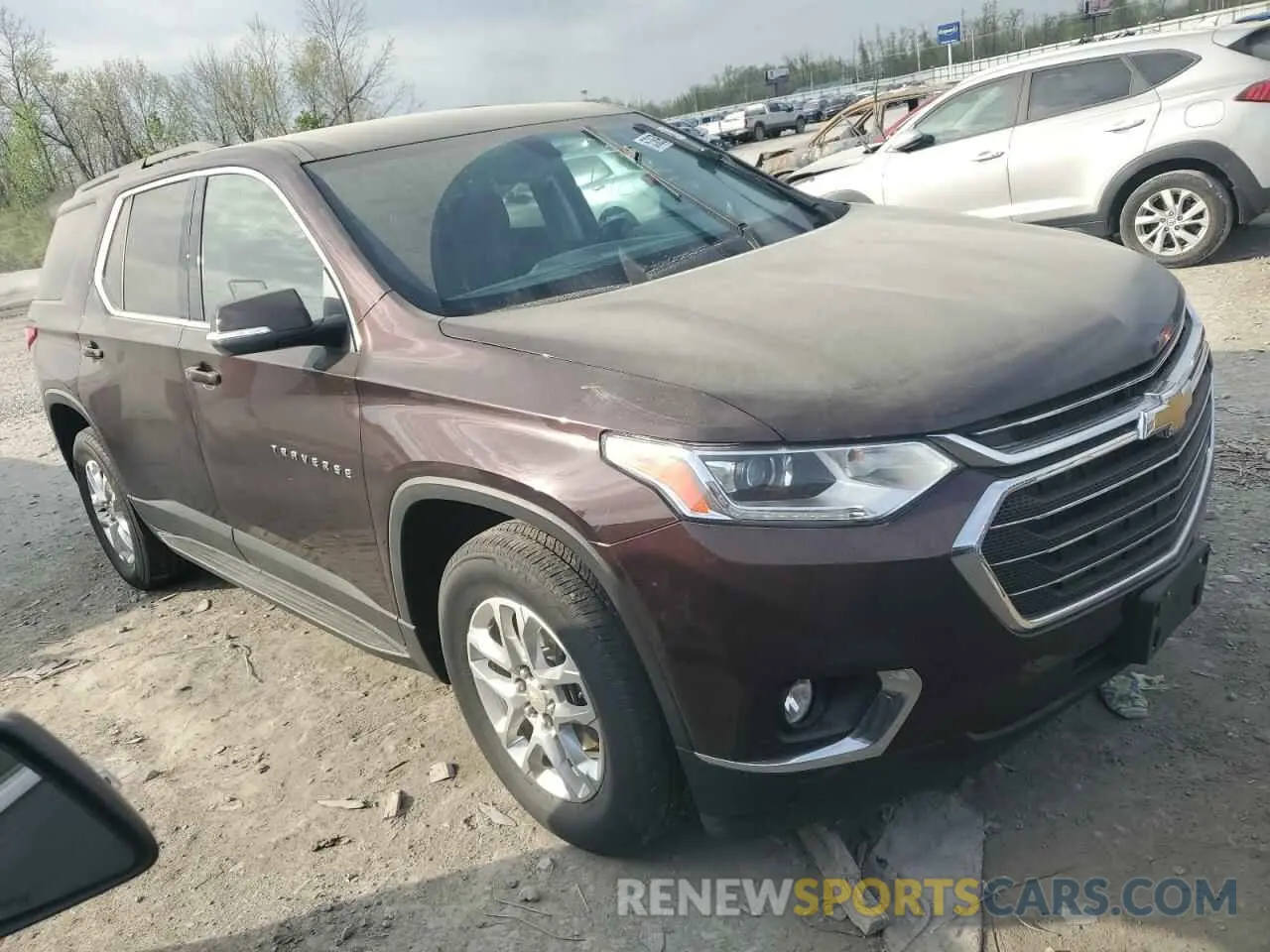 4 Фотография поврежденного автомобиля 1GNERGKW9MJ253055 CHEVROLET TRAVERSE 2021