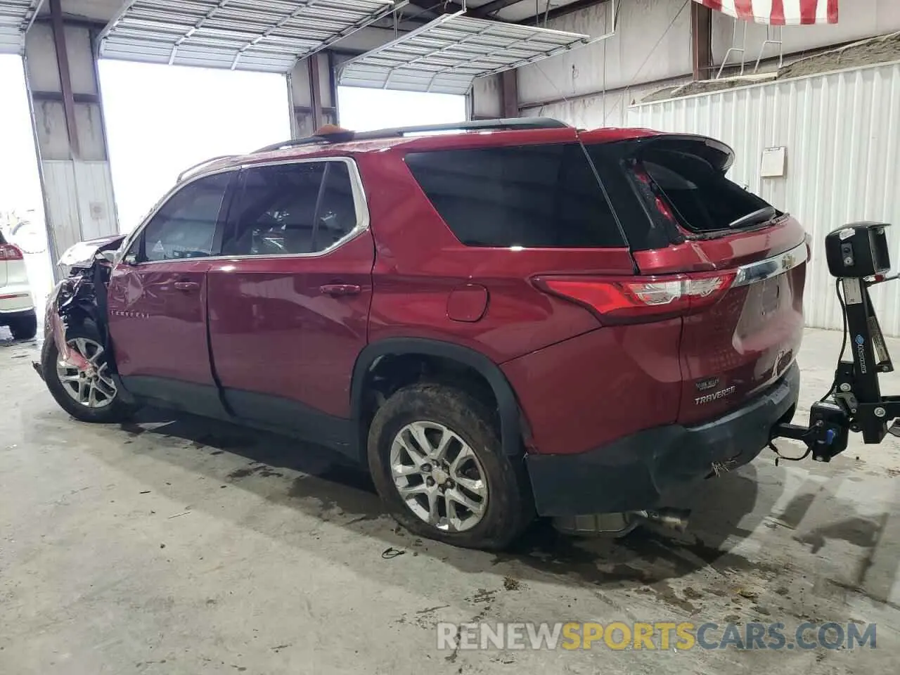 2 Фотография поврежденного автомобиля 1GNERGKWXMJ105447 CHEVROLET TRAVERSE 2021