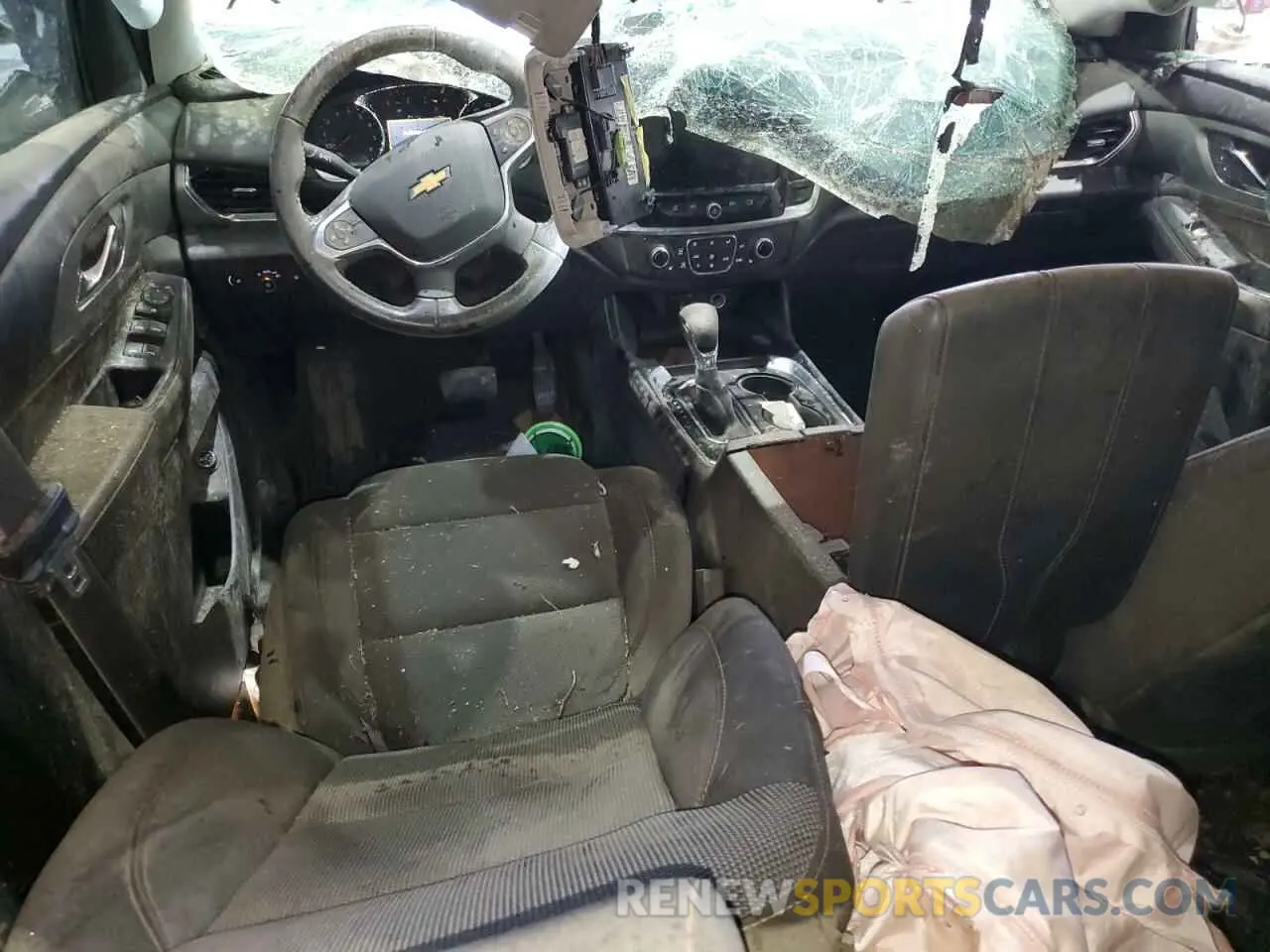 8 Фотография поврежденного автомобиля 1GNERGKWXMJ105447 CHEVROLET TRAVERSE 2021