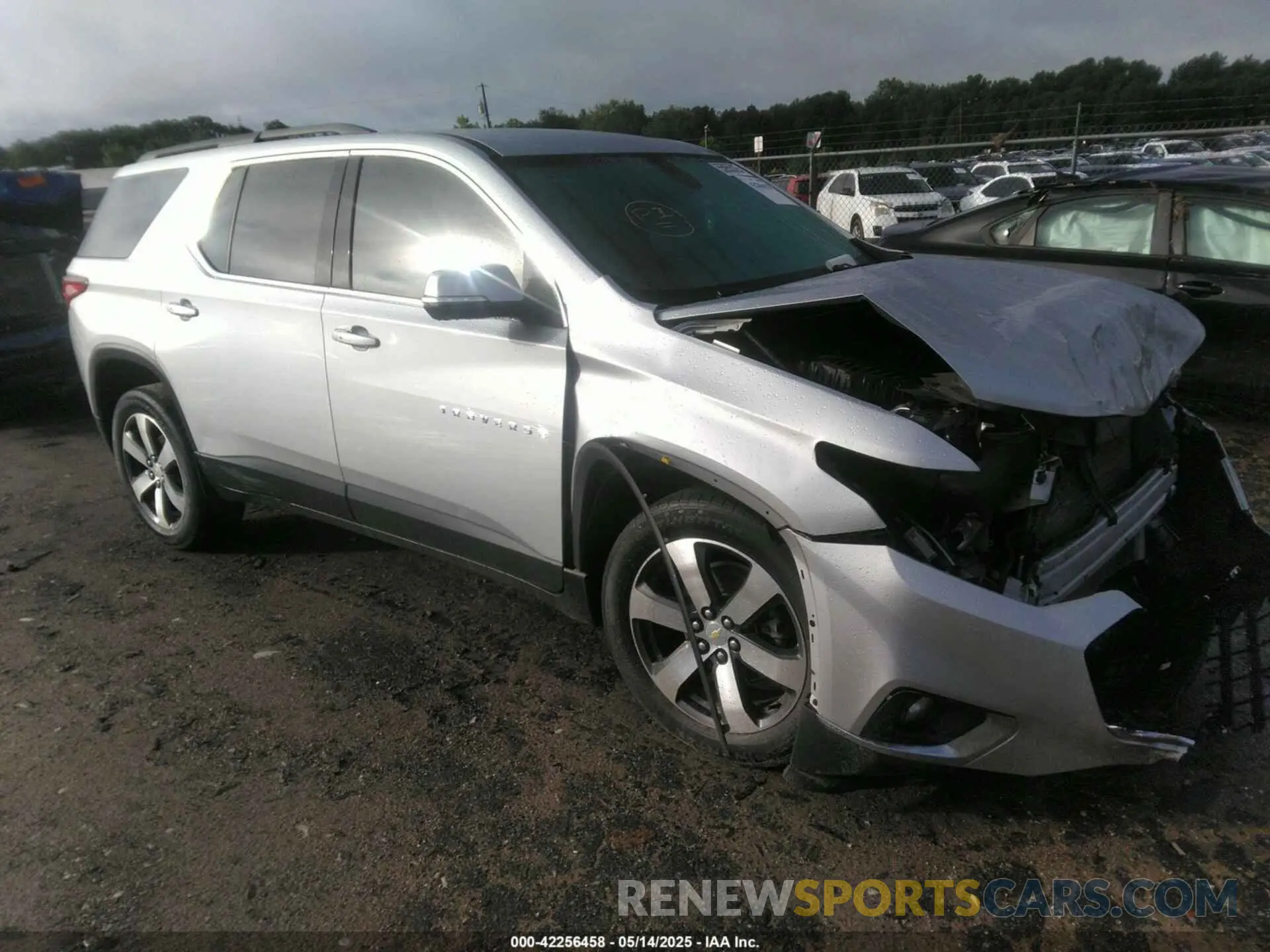 1 Photograph of a damaged car 1GNERHKW6MJ157311 CHEVROLET TRAVERSE 2021