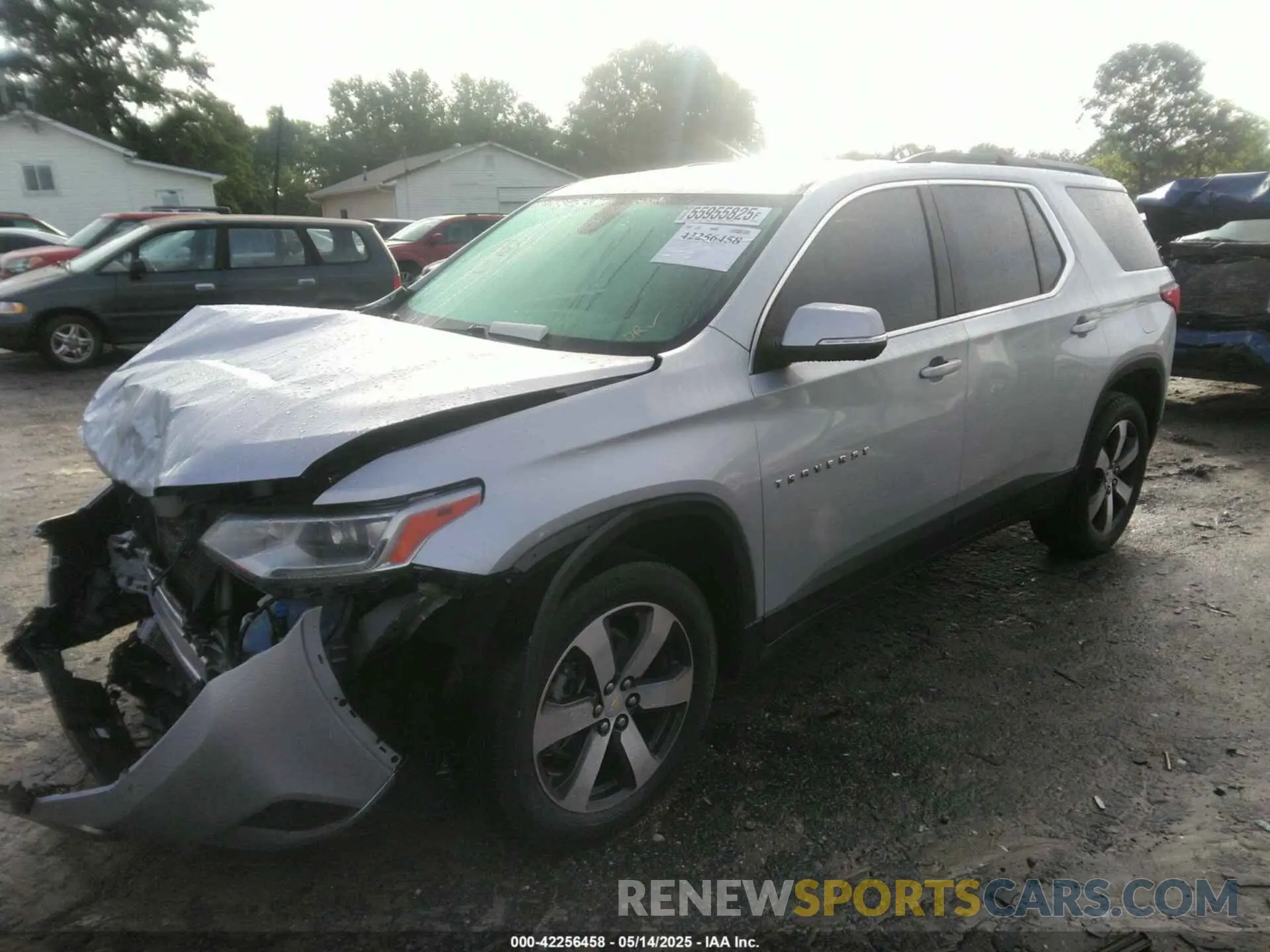 2 Photograph of a damaged car 1GNERHKW6MJ157311 CHEVROLET TRAVERSE 2021