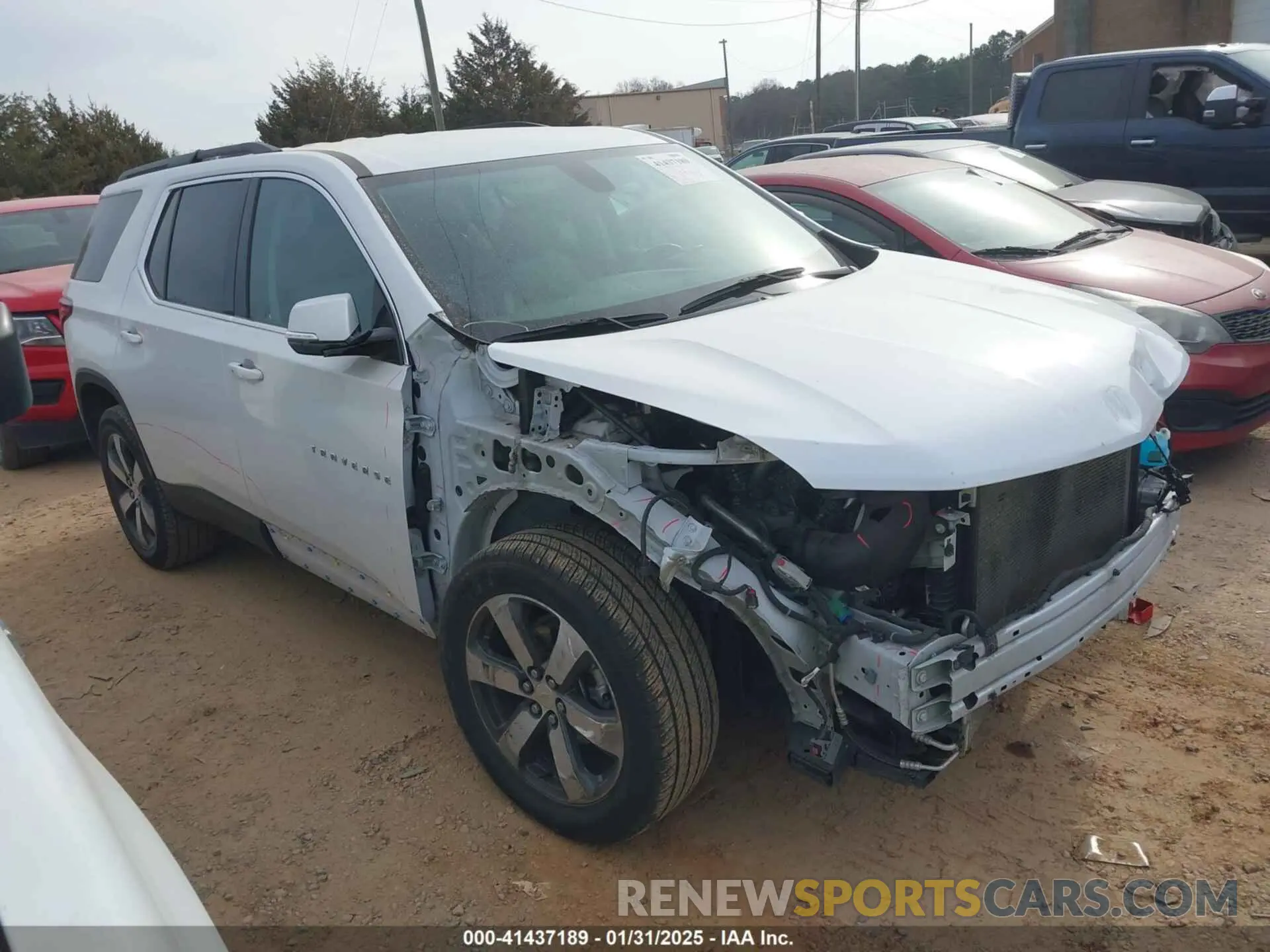 1 Фотография поврежденного автомобиля 1GNERHKW8MJ105162 CHEVROLET TRAVERSE 2021
