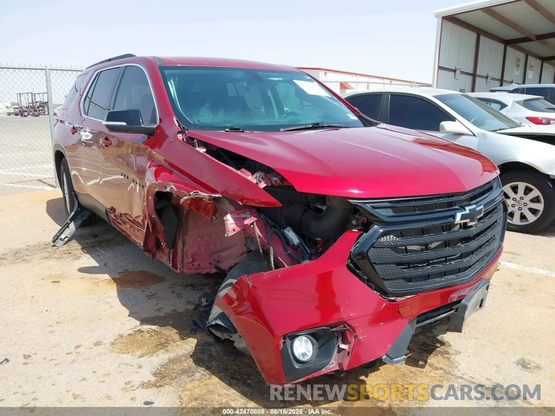 6 Фотография поврежденного автомобиля 1GNERHKW9MJ117918 CHEVROLET TRAVERSE 2021