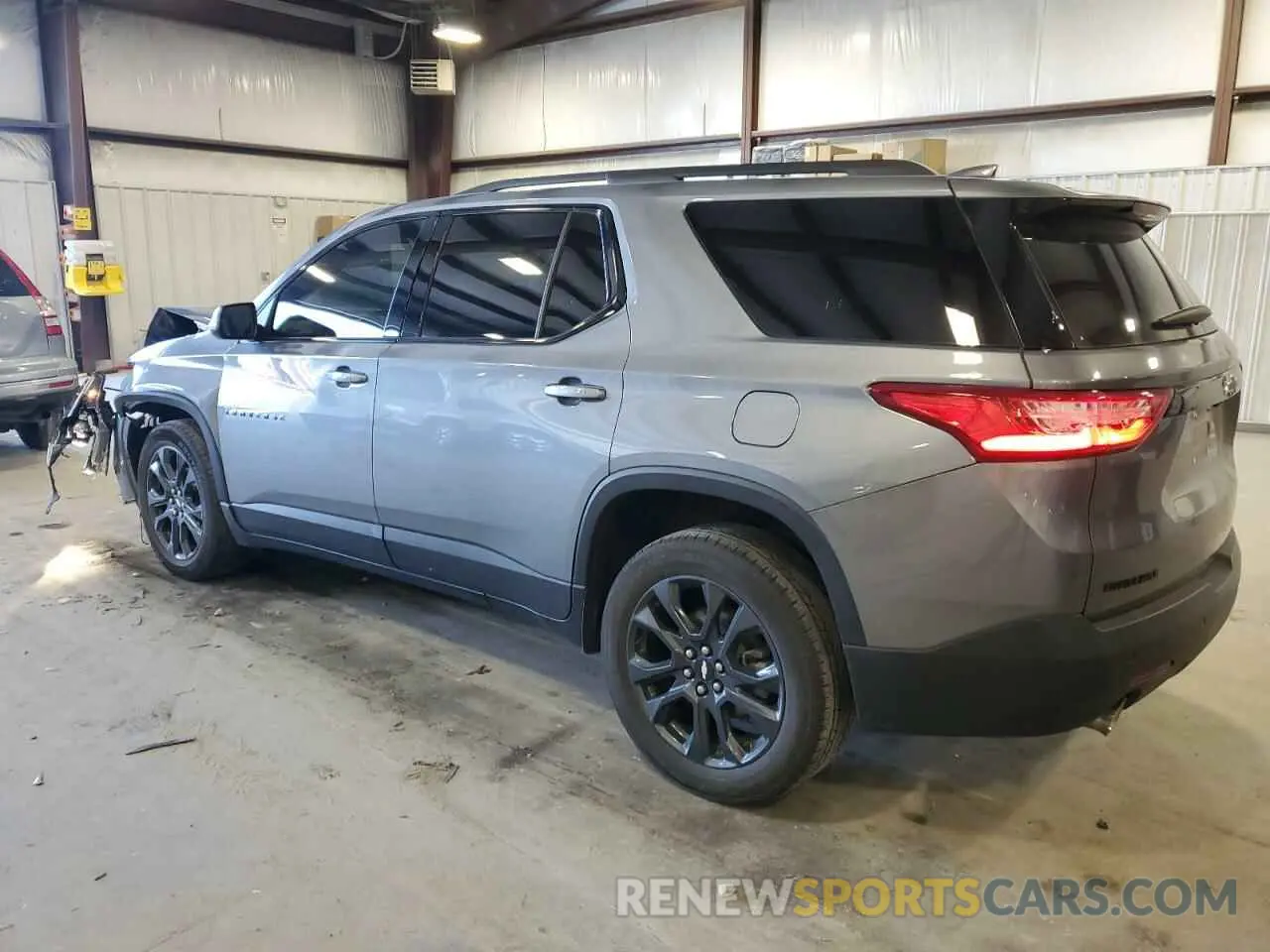 2 Photograph of a damaged car 1GNERJKW3MJ135340 CHEVROLET TRAVERSE 2021