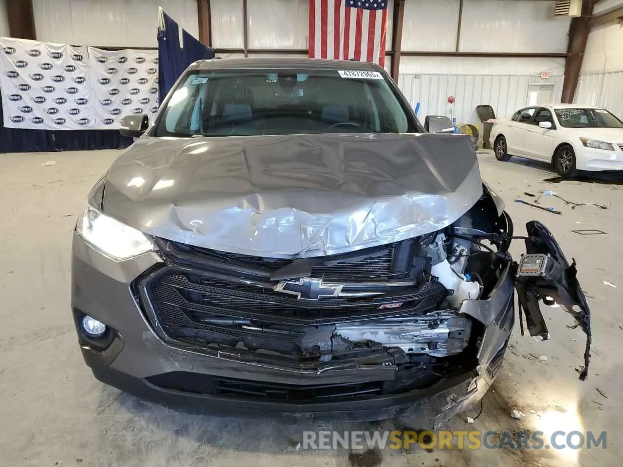 5 Photograph of a damaged car 1GNERJKW3MJ135340 CHEVROLET TRAVERSE 2021