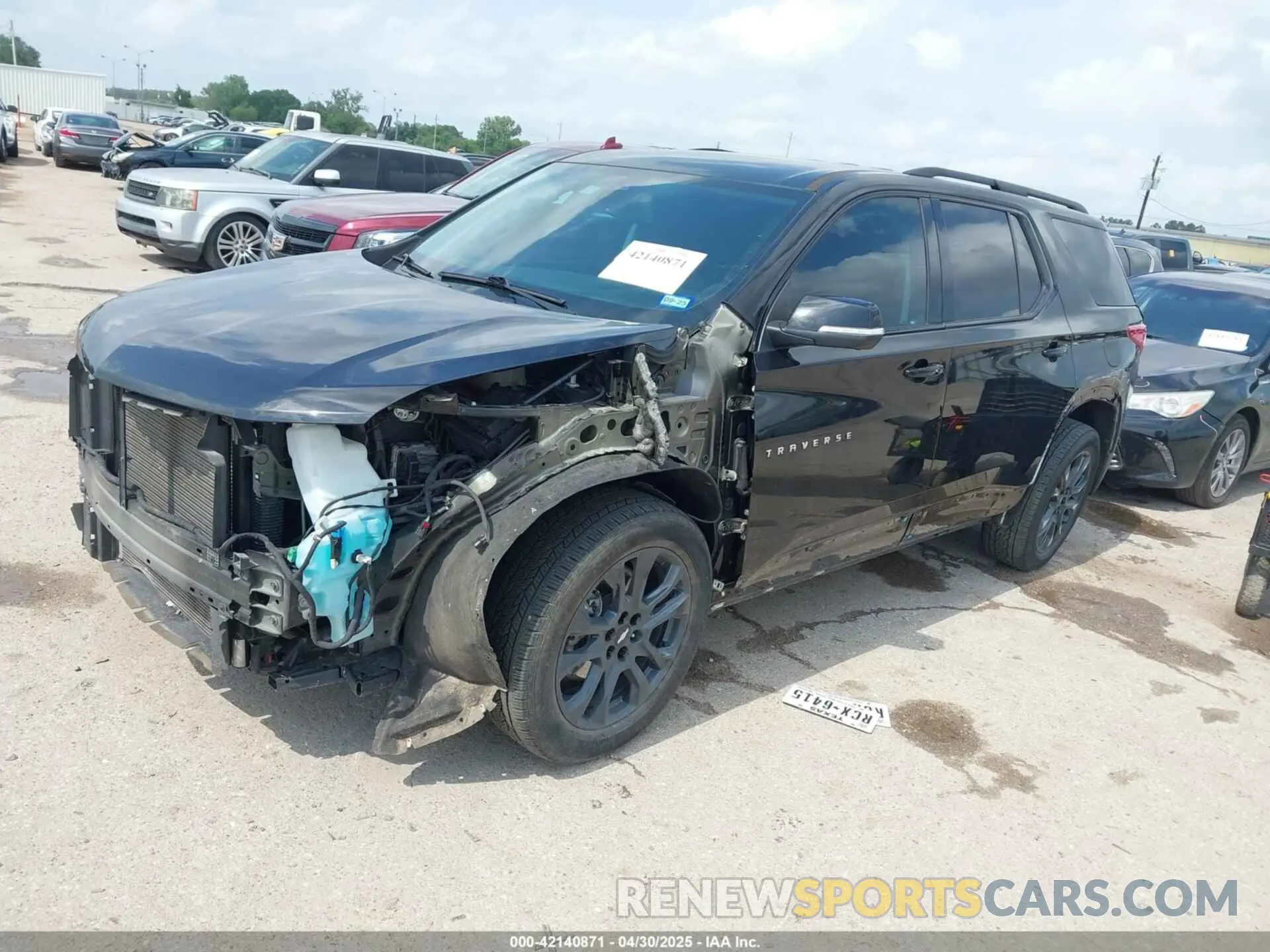 2 Фотография поврежденного автомобиля 1GNERJKW9MJ255465 CHEVROLET TRAVERSE 2021