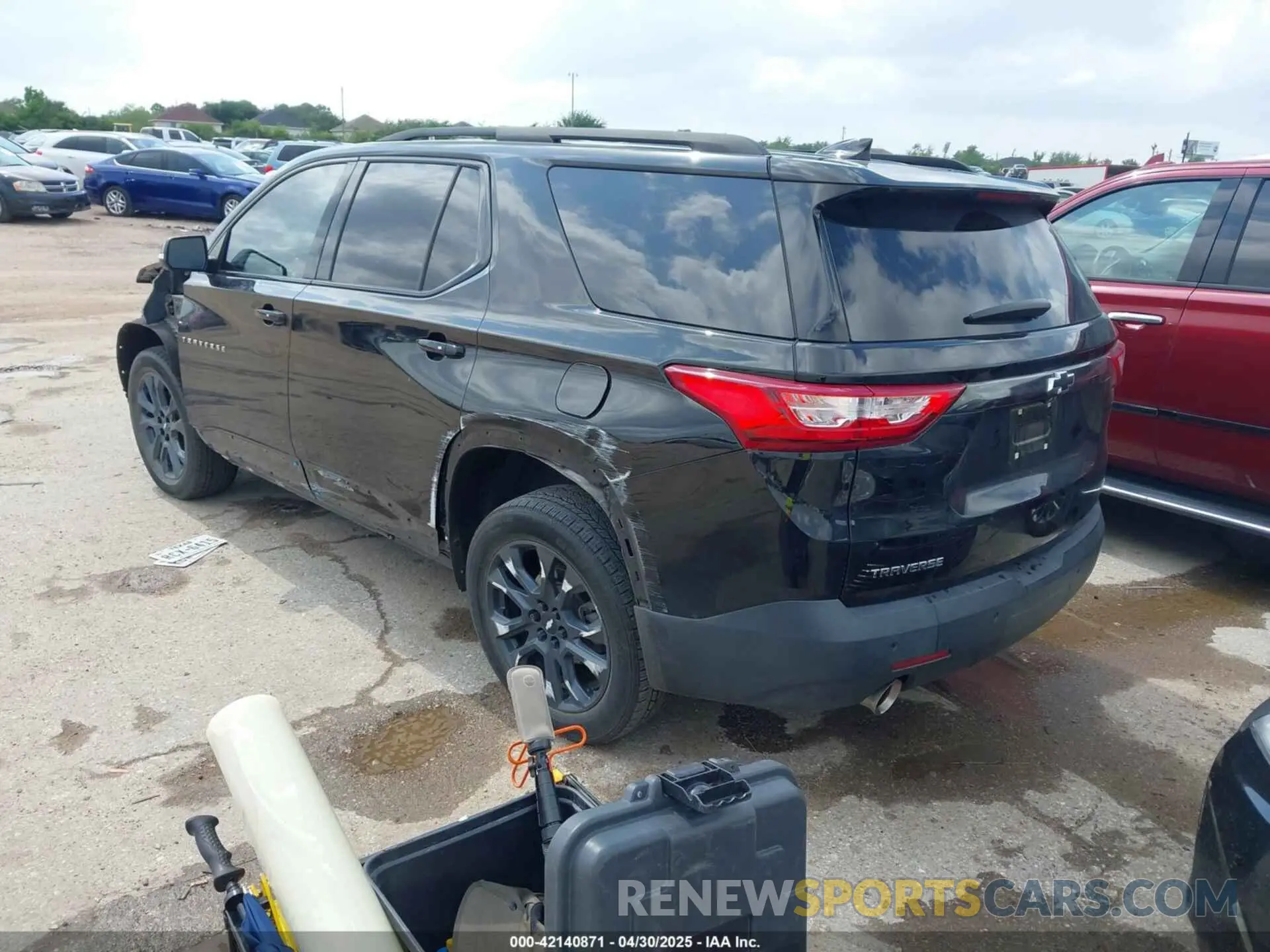 3 Фотография поврежденного автомобиля 1GNERJKW9MJ255465 CHEVROLET TRAVERSE 2021