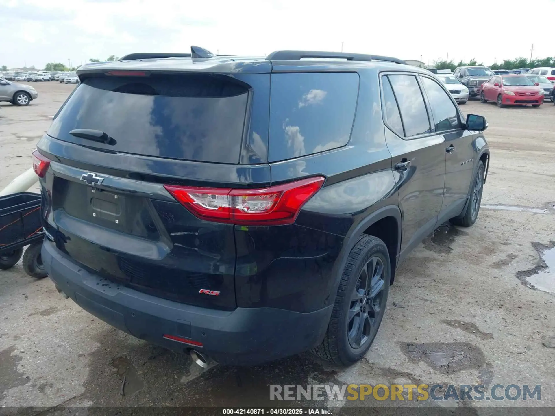 4 Фотография поврежденного автомобиля 1GNERJKW9MJ255465 CHEVROLET TRAVERSE 2021