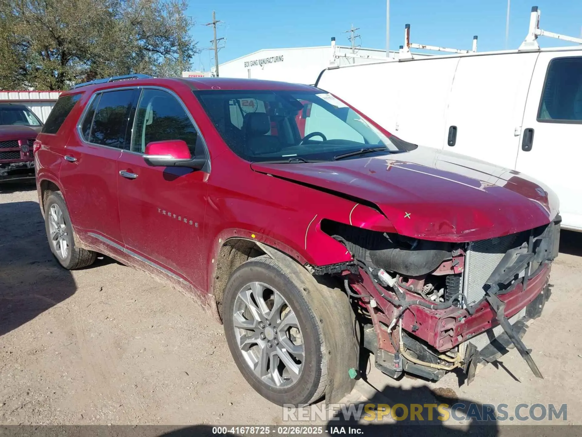 1 Photograph of a damaged car 1GNERKKW2MJ187256 CHEVROLET TRAVERSE 2021