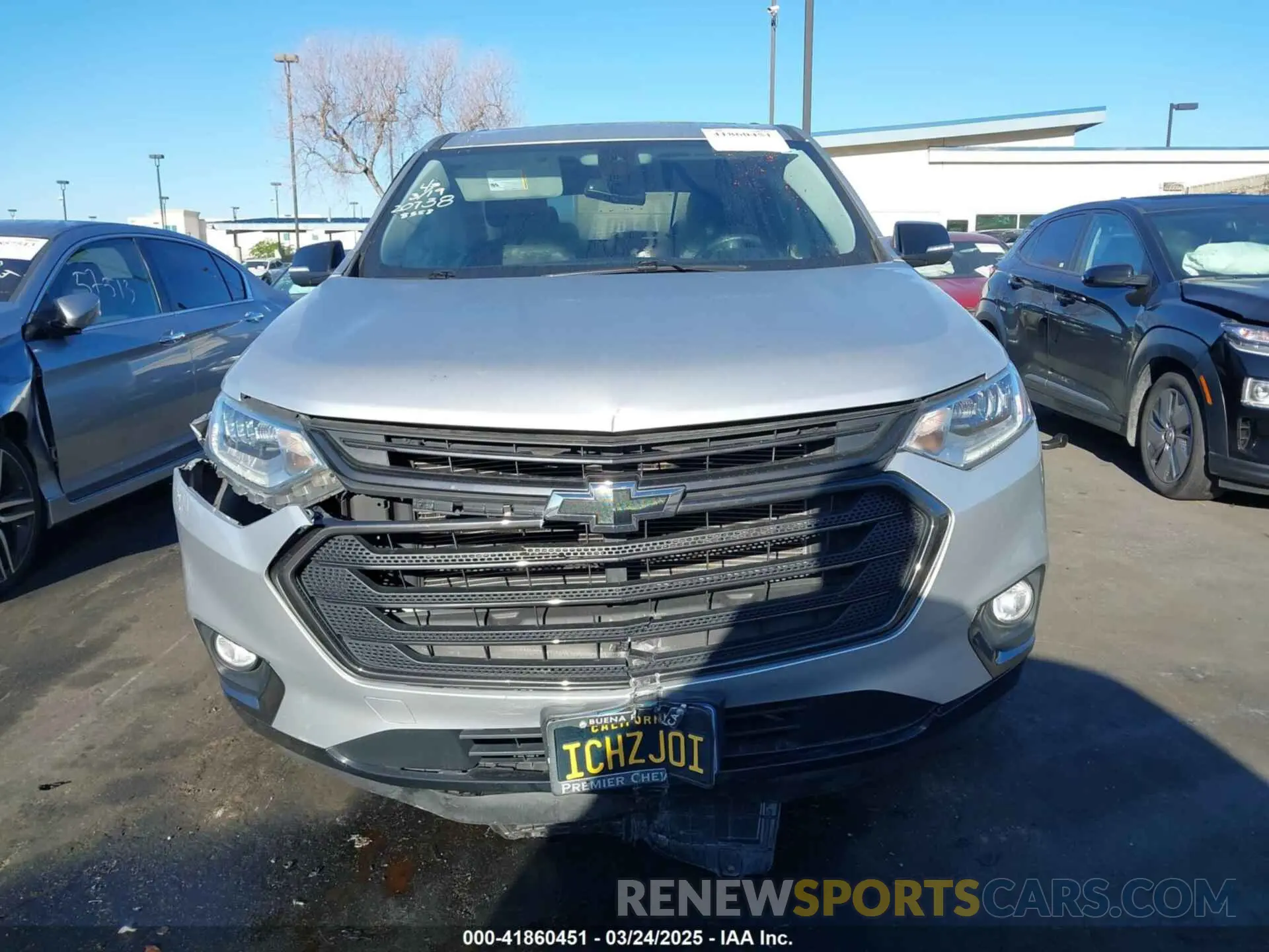 11 Photograph of a damaged car 1GNERKKW3MJ168358 CHEVROLET TRAVERSE 2021