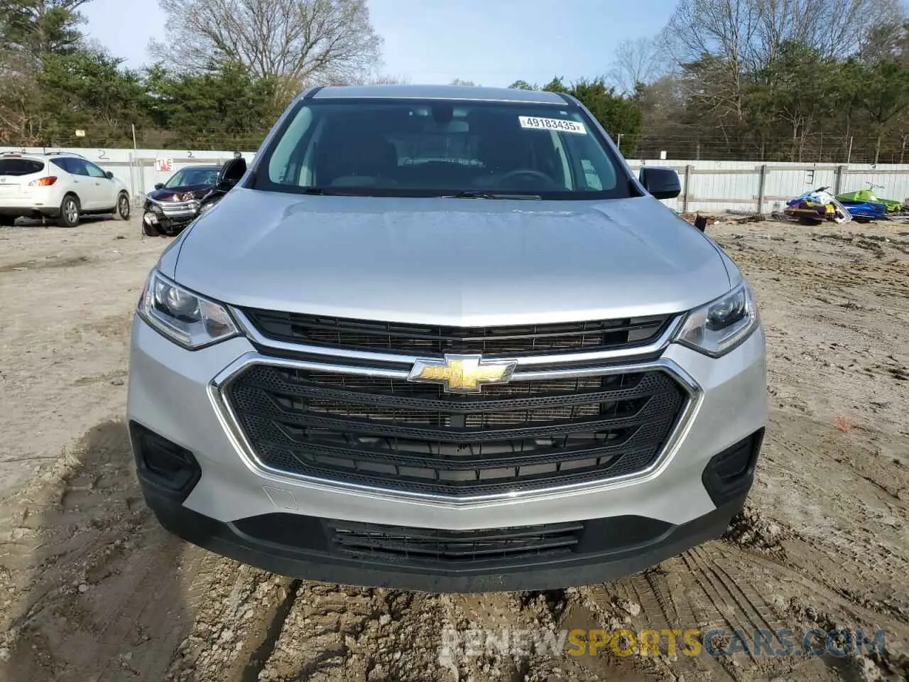 5 Photograph of a damaged car 1GNEVFKW3MJ104372 CHEVROLET TRAVERSE 2021