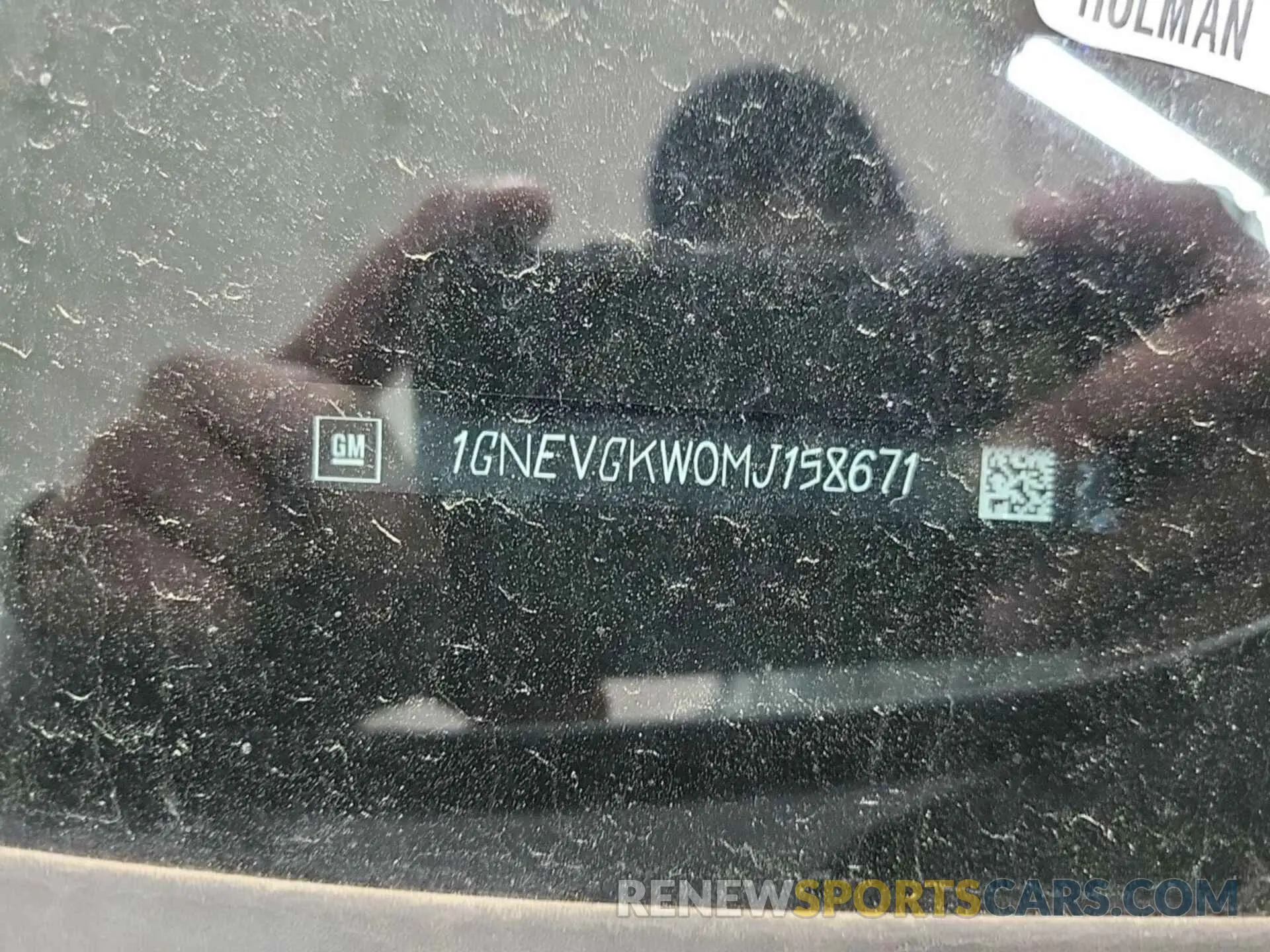 21 Photograph of a damaged car 1GNEVGKW0MJ158671 CHEVROLET TRAVERSE 2021