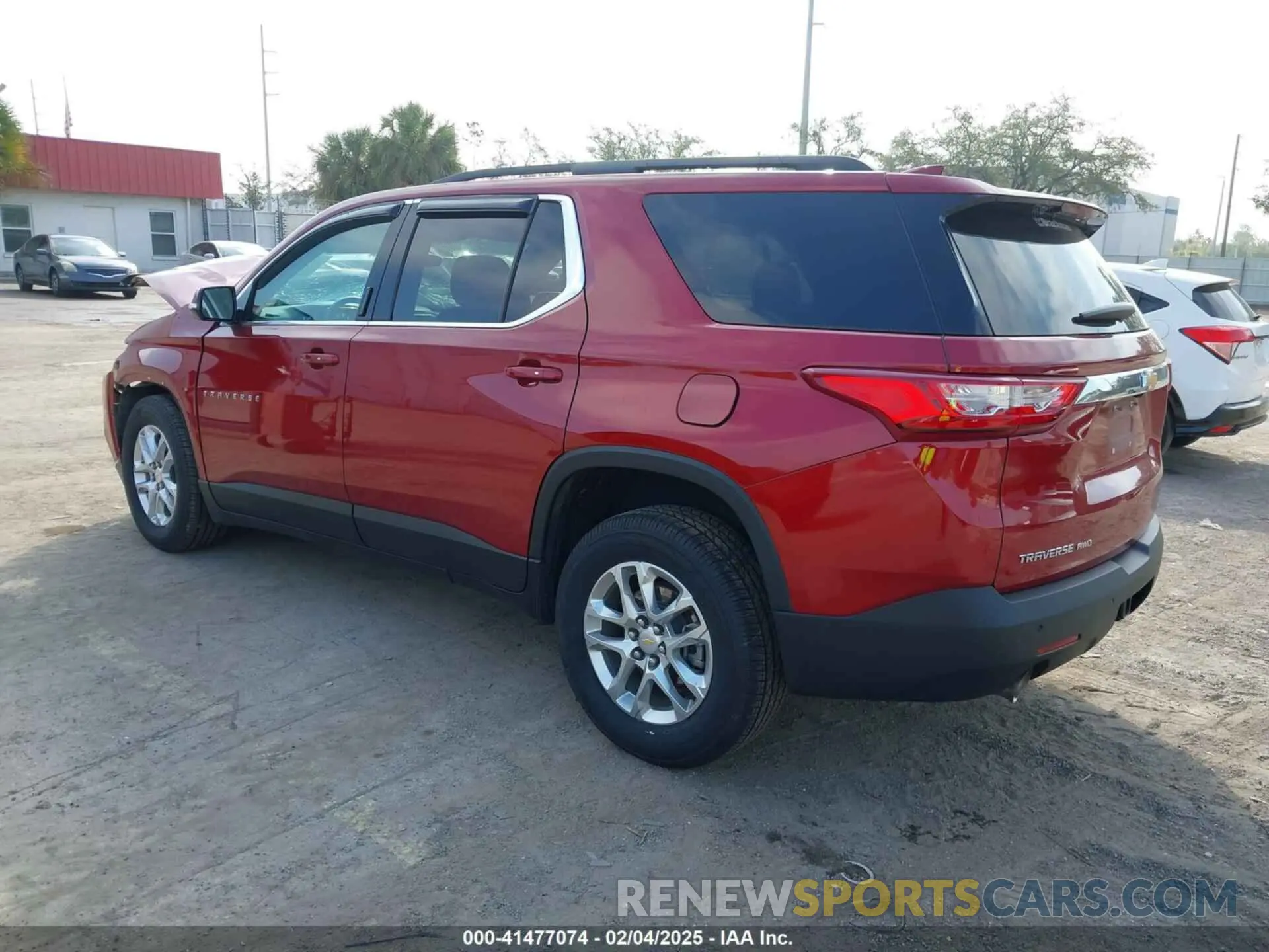 3 Фотография поврежденного автомобиля 1GNEVGKW1MJ100973 CHEVROLET TRAVERSE 2021