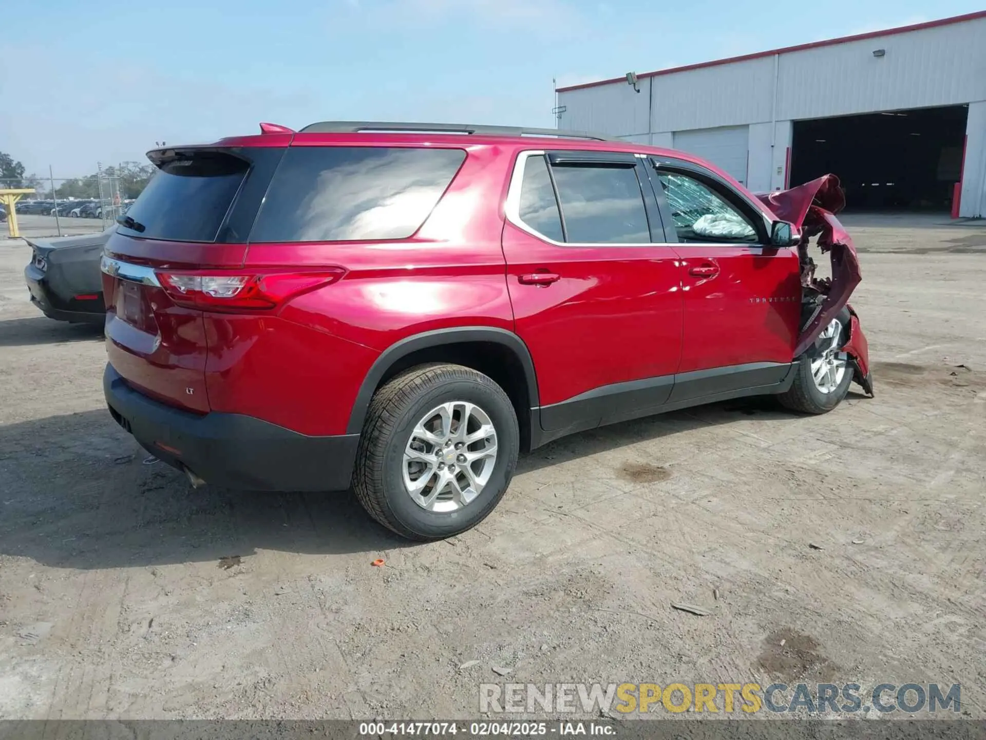 4 Фотография поврежденного автомобиля 1GNEVGKW1MJ100973 CHEVROLET TRAVERSE 2021
